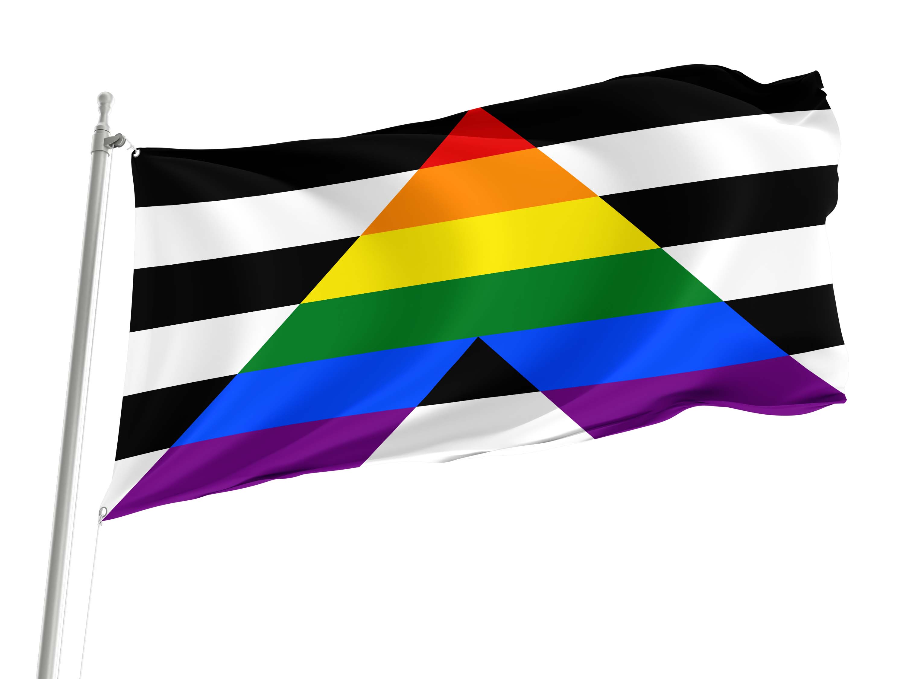 Straight Ally Flag for Indoor & Outdoor Use