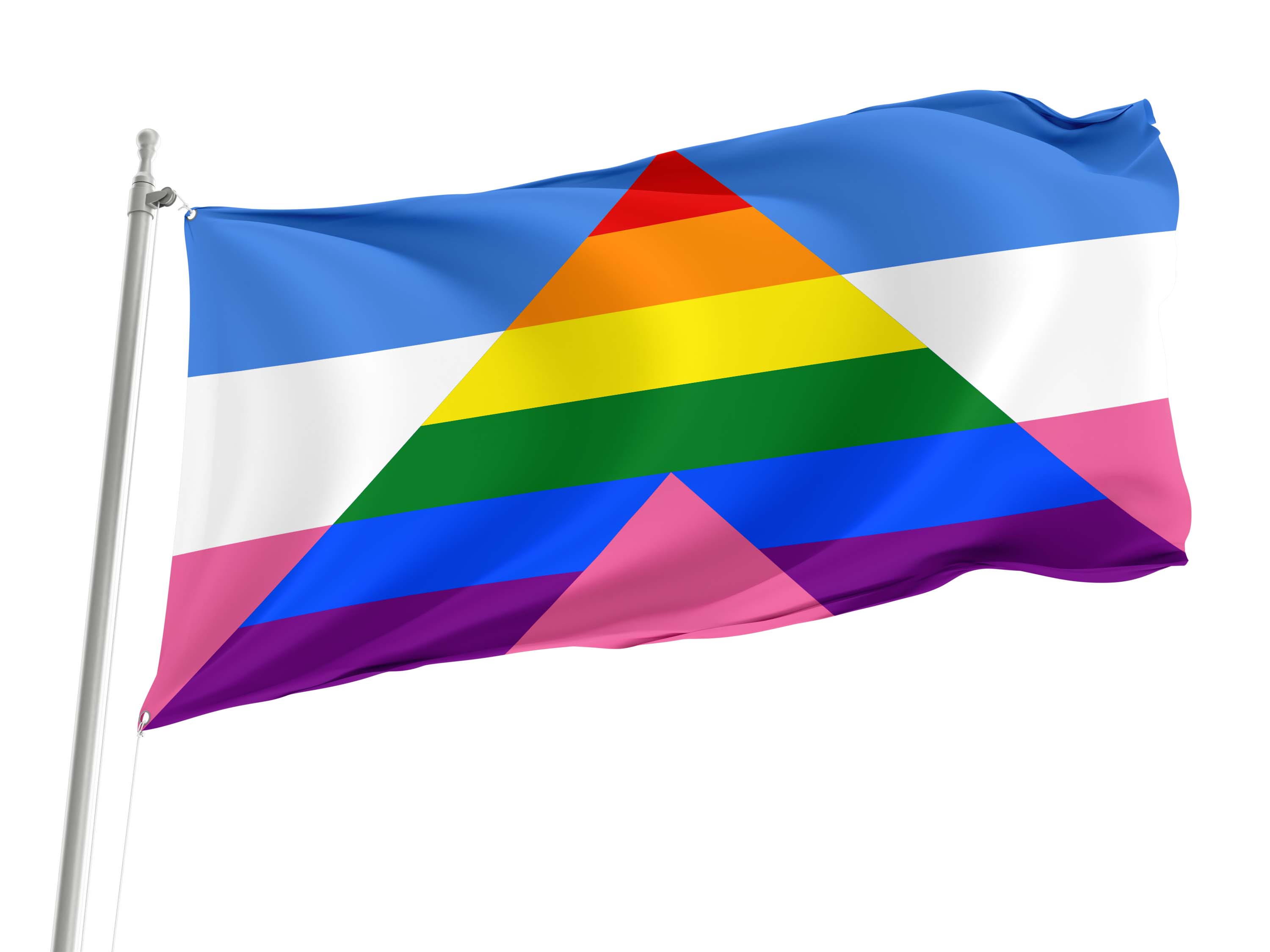 Heterosexual Ally Flag for Indoor & Outdoor Use