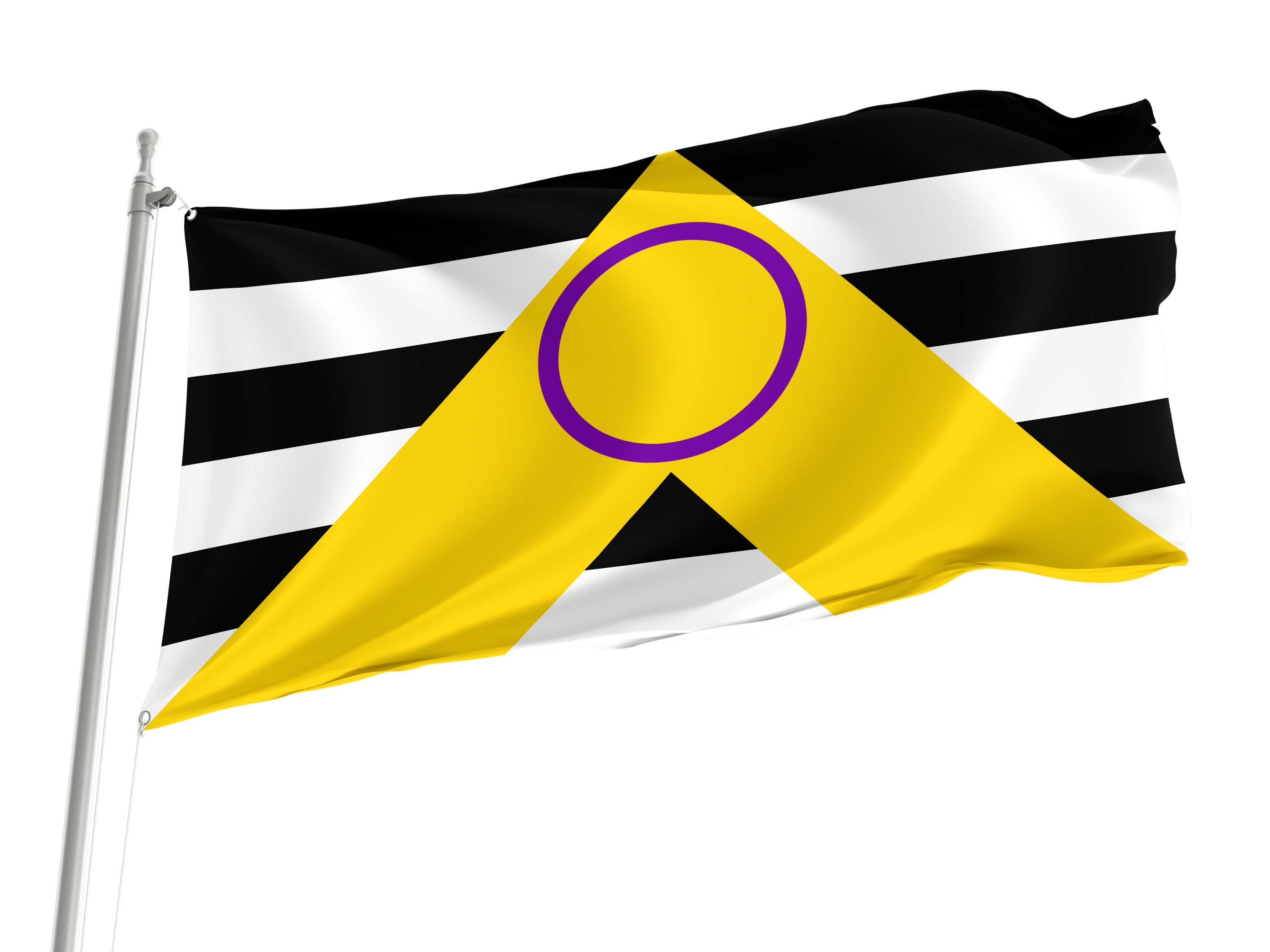 Intersex Ally Flag for Indoor & Outdoor Use