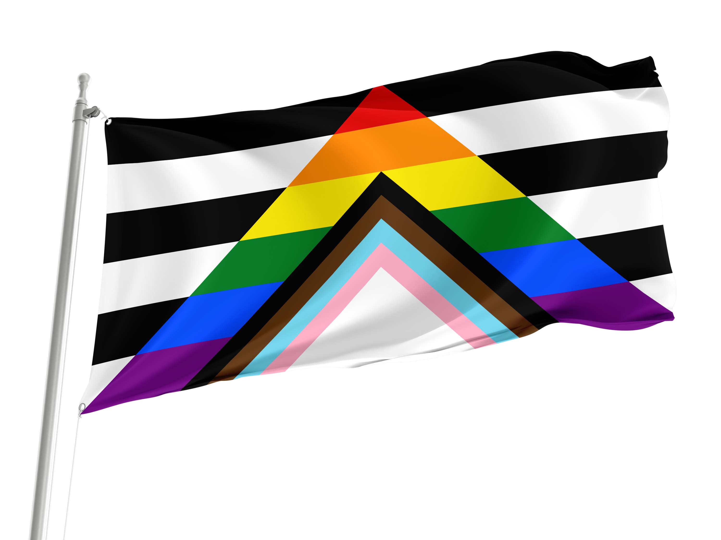 Progress Straight Flag for Indoor & Outdoor Use
