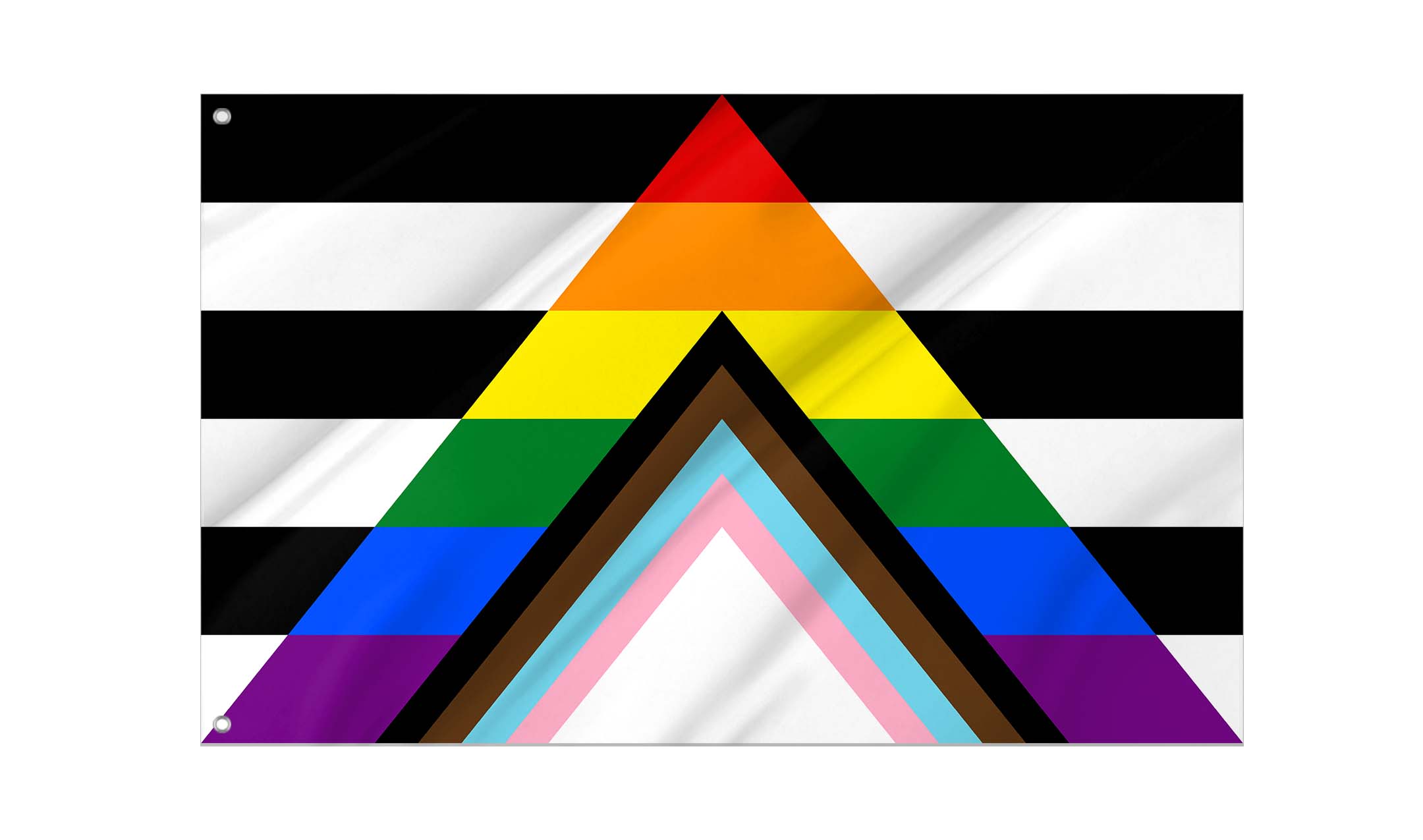 Progress Straight Flag for Indoor & Outdoor Use