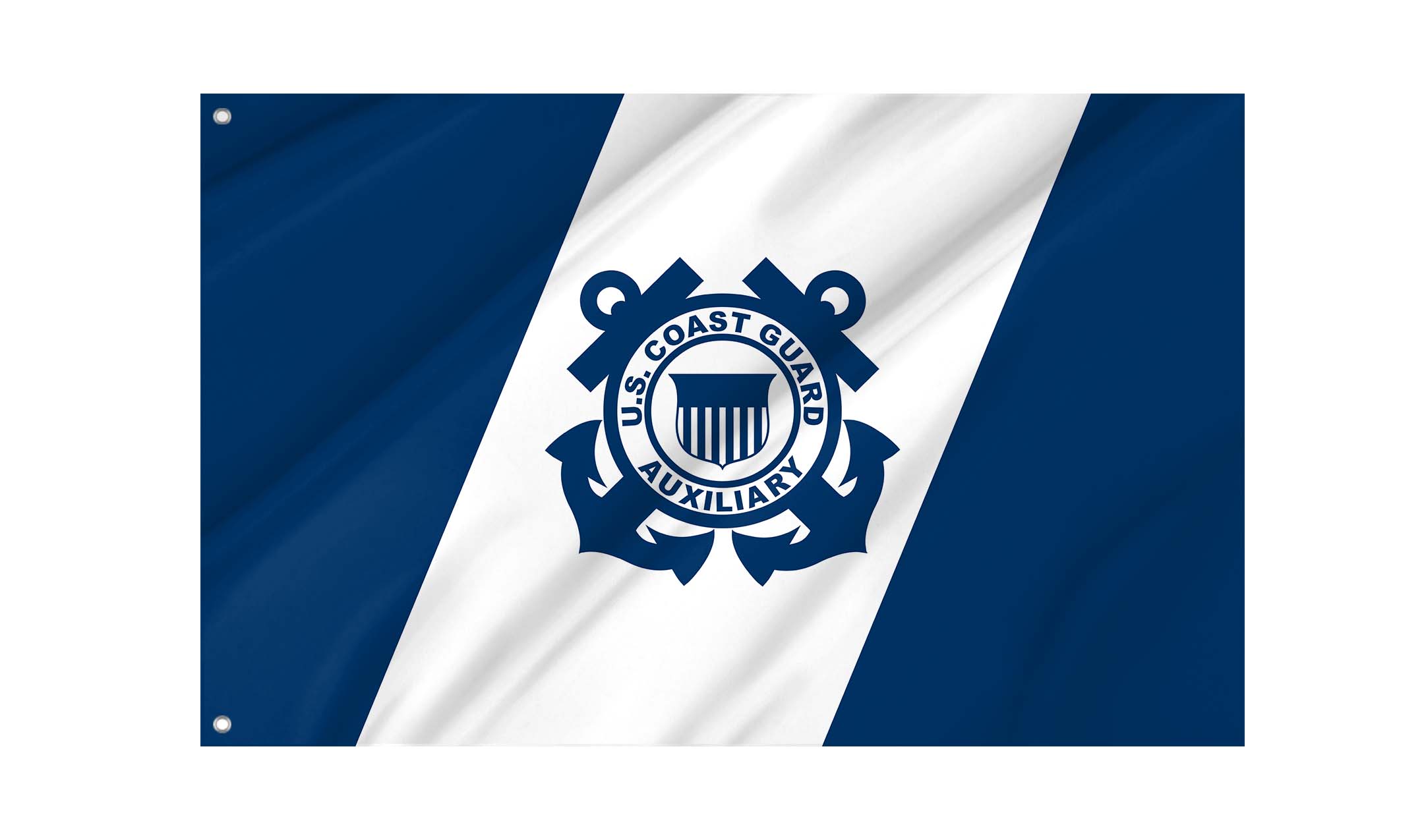 United States Coast Guard Auxiliary Flag for Indoor & Outdoor Use