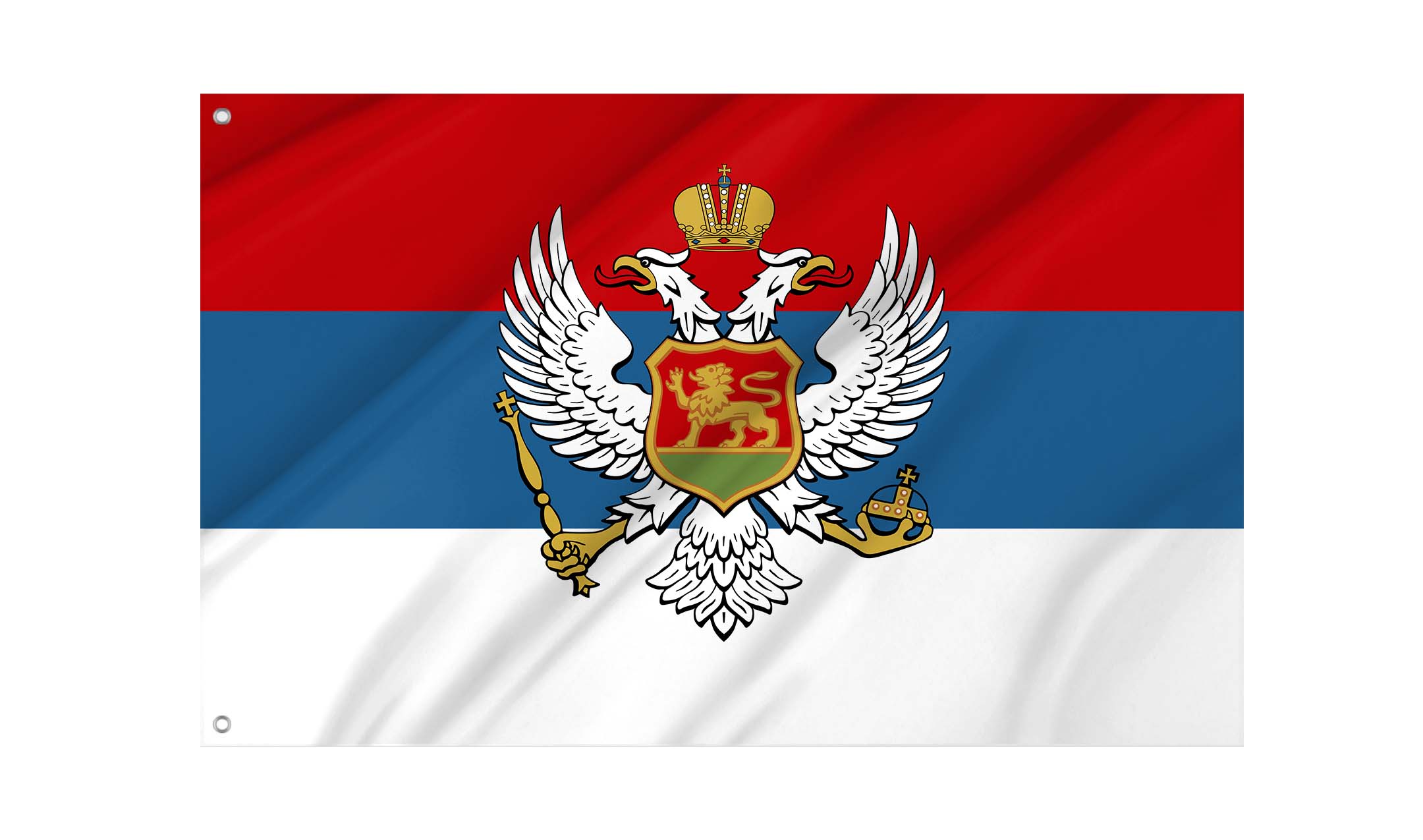Kingdom of Montenegro Flag for Indoor & Outdoor Use