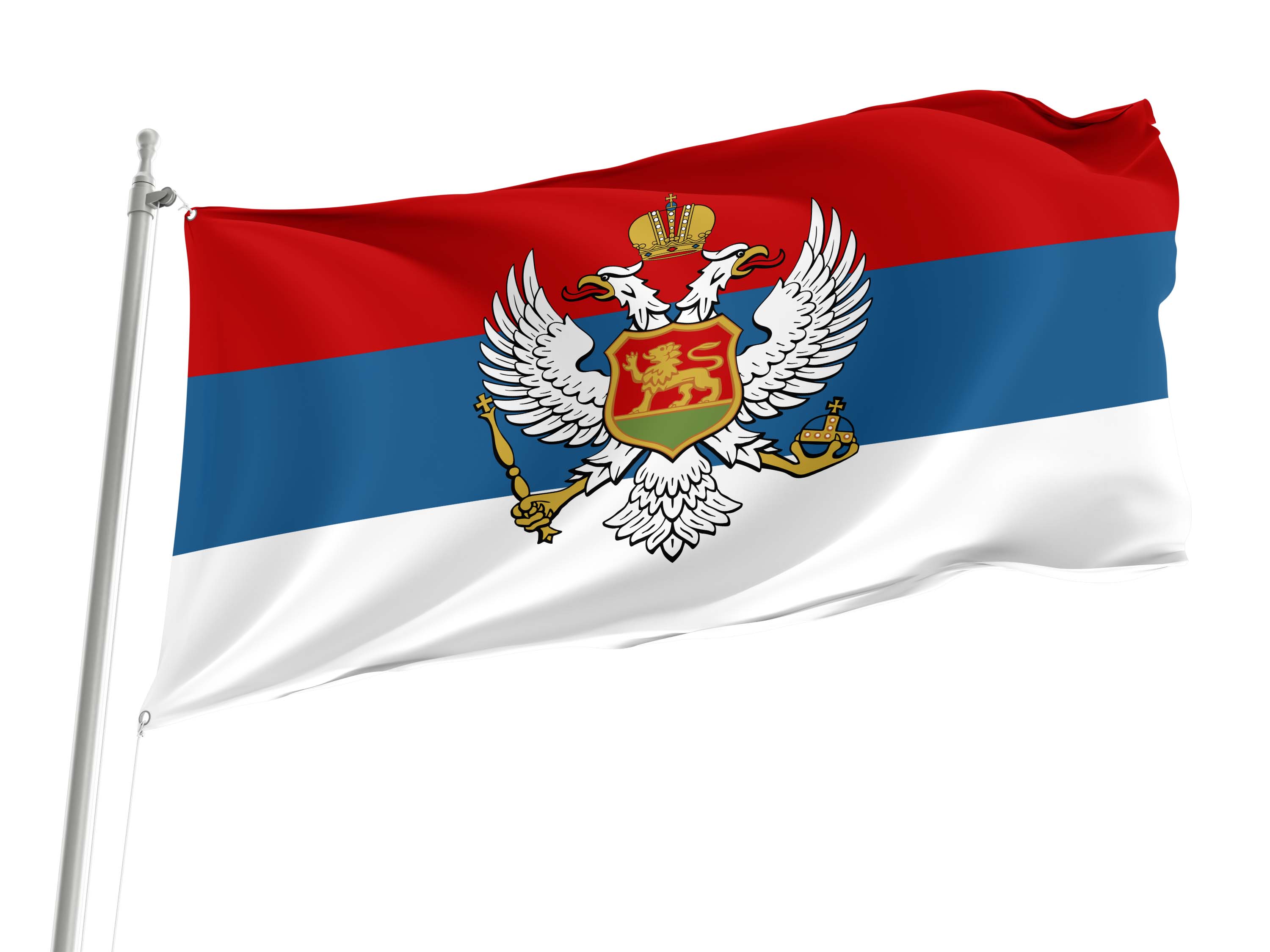 Kingdom of Montenegro Flag for Indoor & Outdoor Use