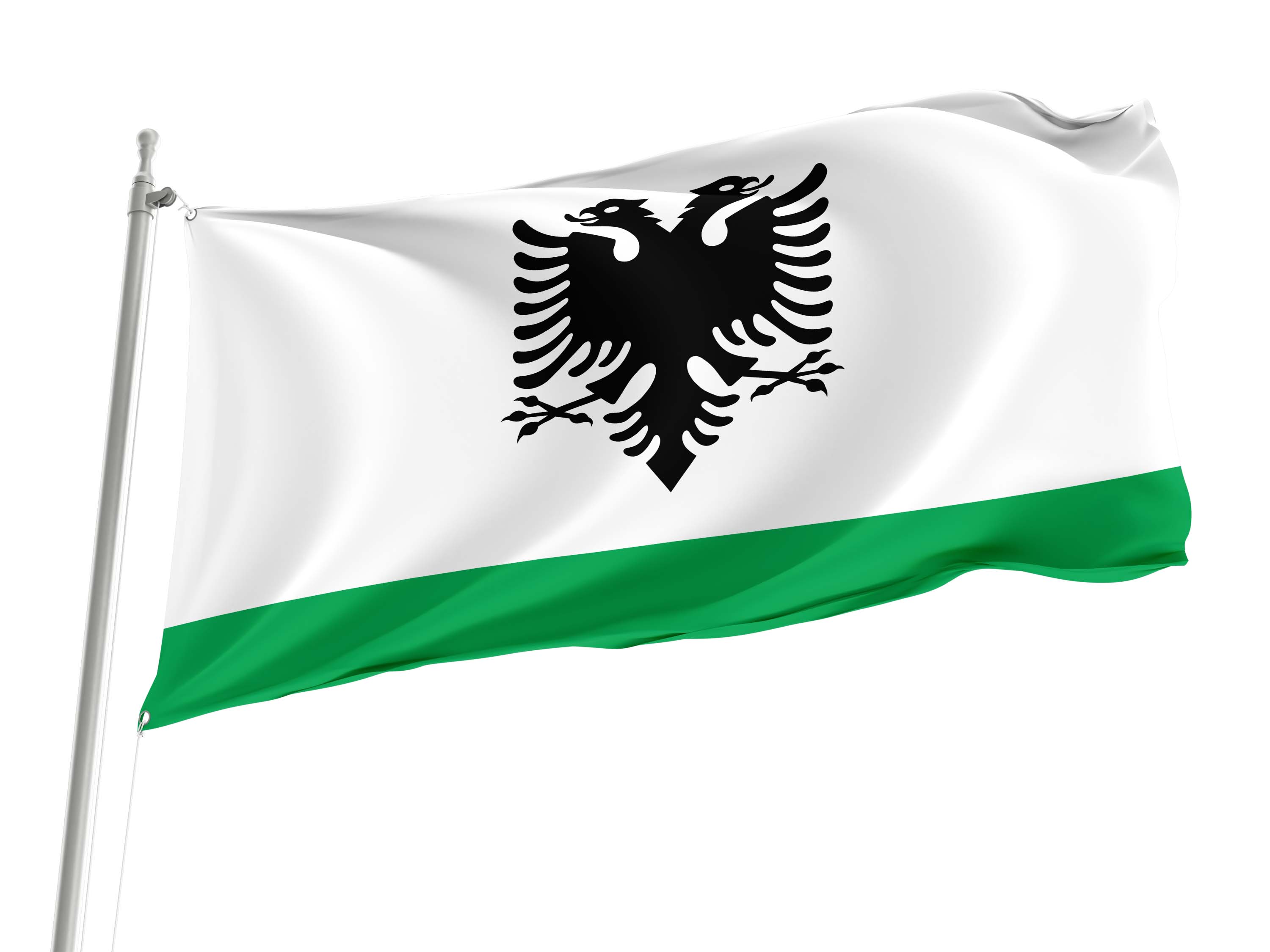 Albanian Coast Guard Ensign Flag for Indoor & Outdoor Use