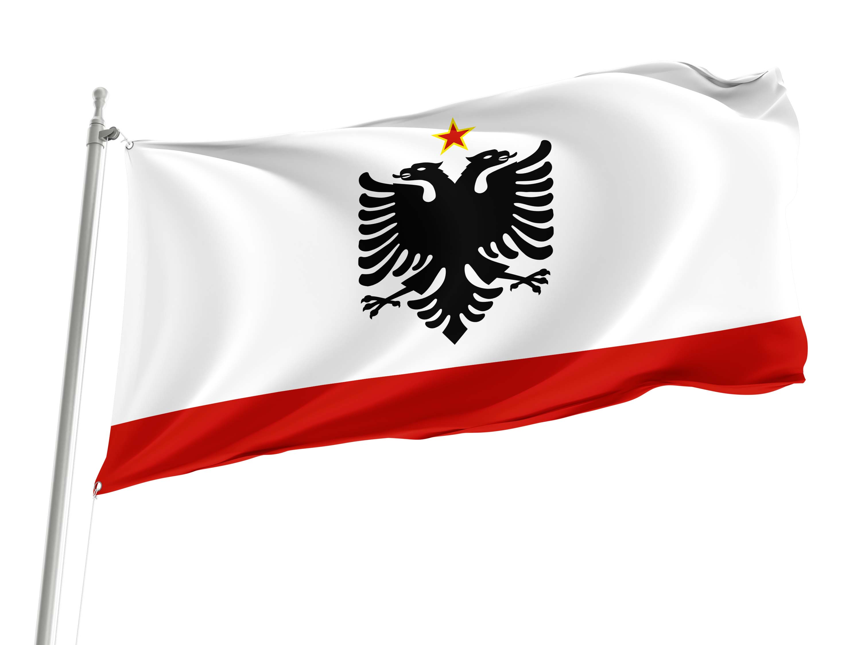 Naval Ensign of Albania 1958-1992 Flag for Indoor & Outdoor Use