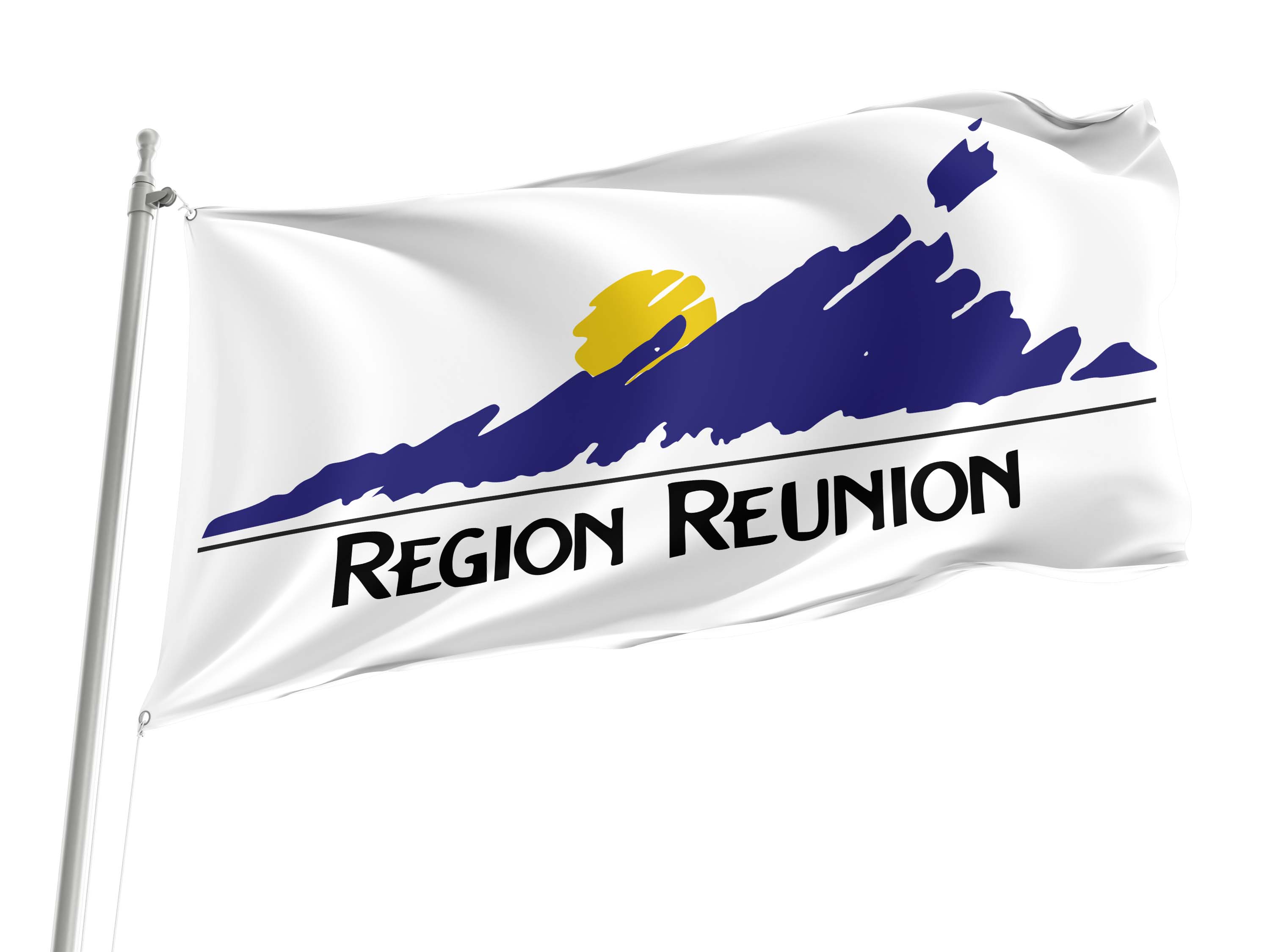 Region Réunion Flag for Indoor & Outdoor Use
