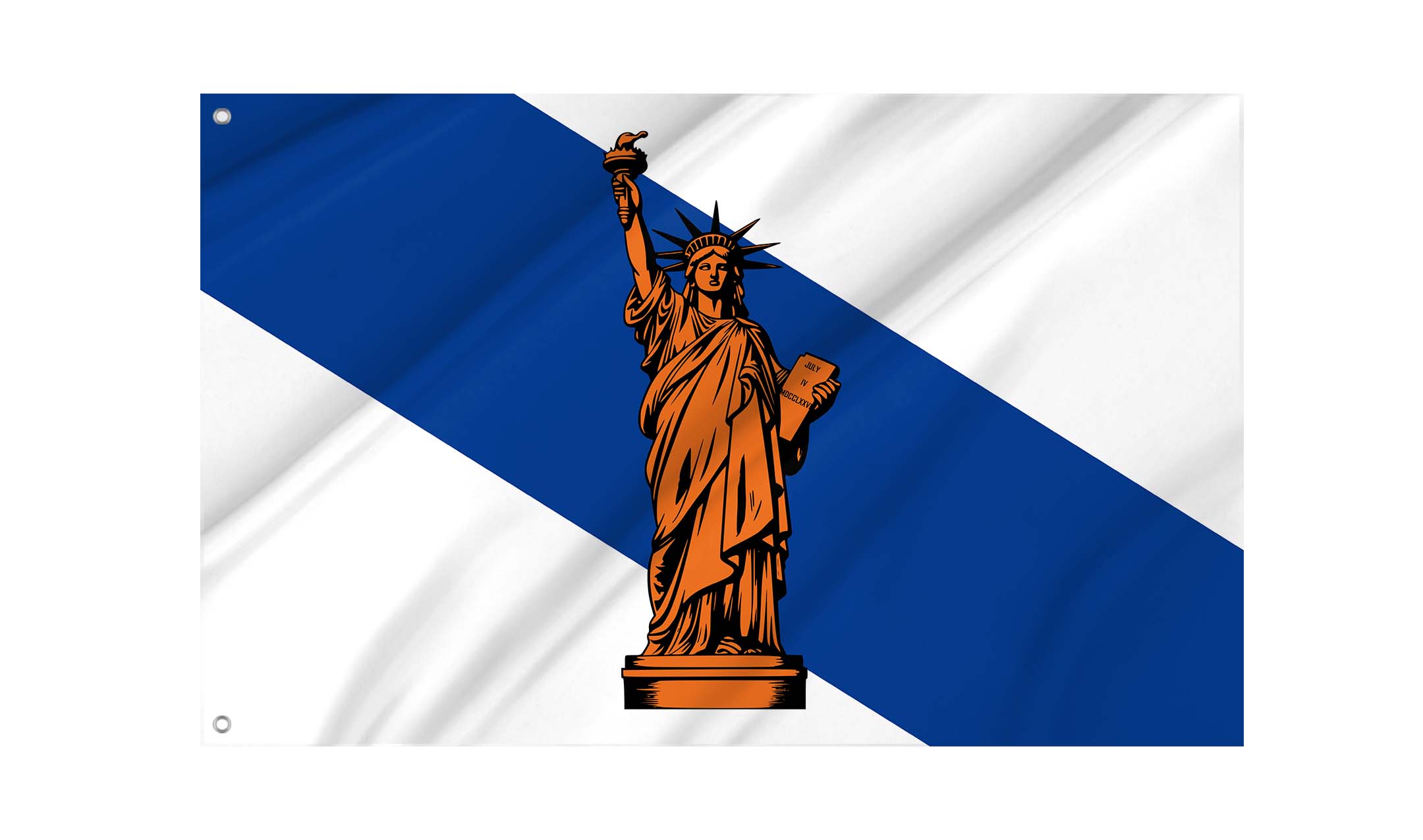 New York City Statehood 1970 Flag for Indoor & Outdoor Use