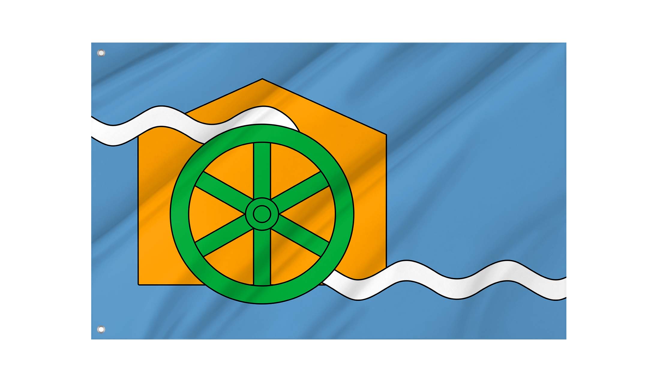 Cromford Village Flag for Indoor & Outdoor Use