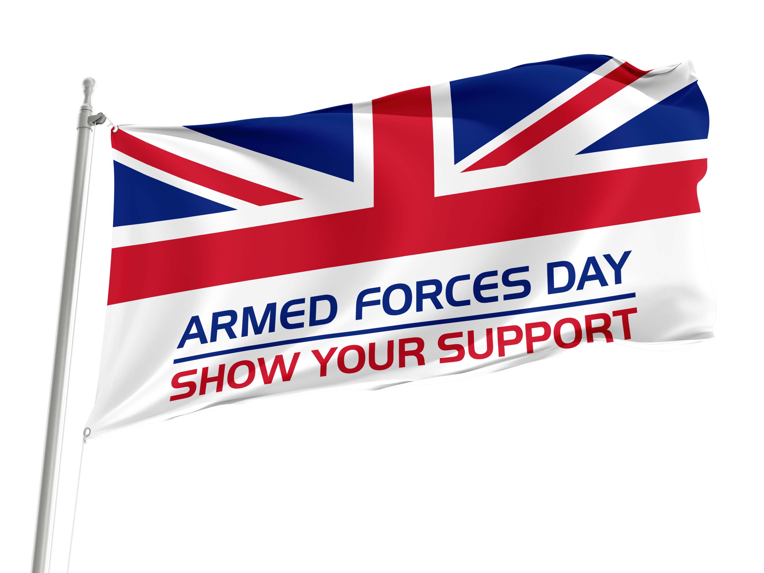 Armed Forces Day (UK) Flag for Indoor & Outdoor Use