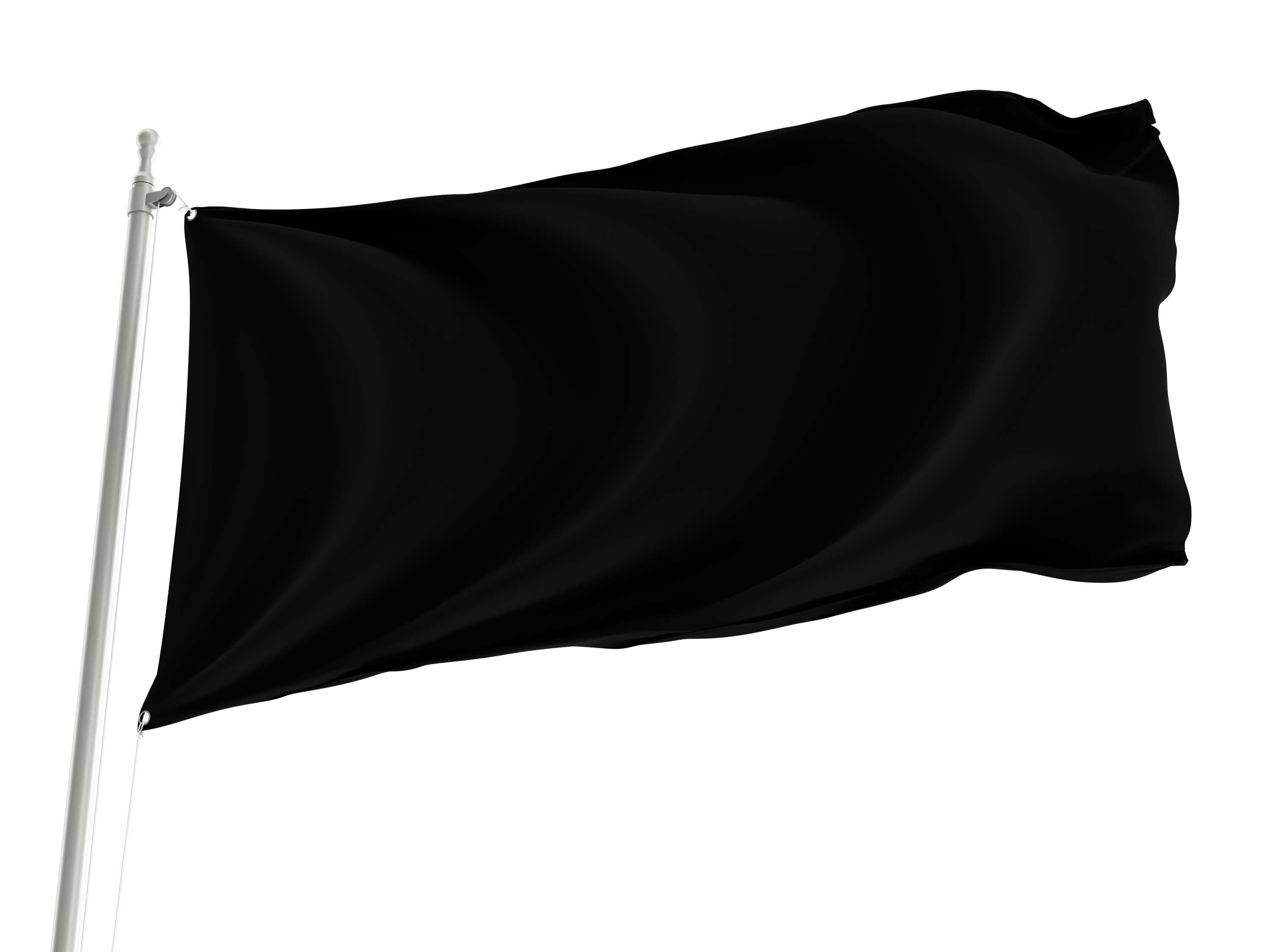 Black Flag for Indoor & Outdoor Use