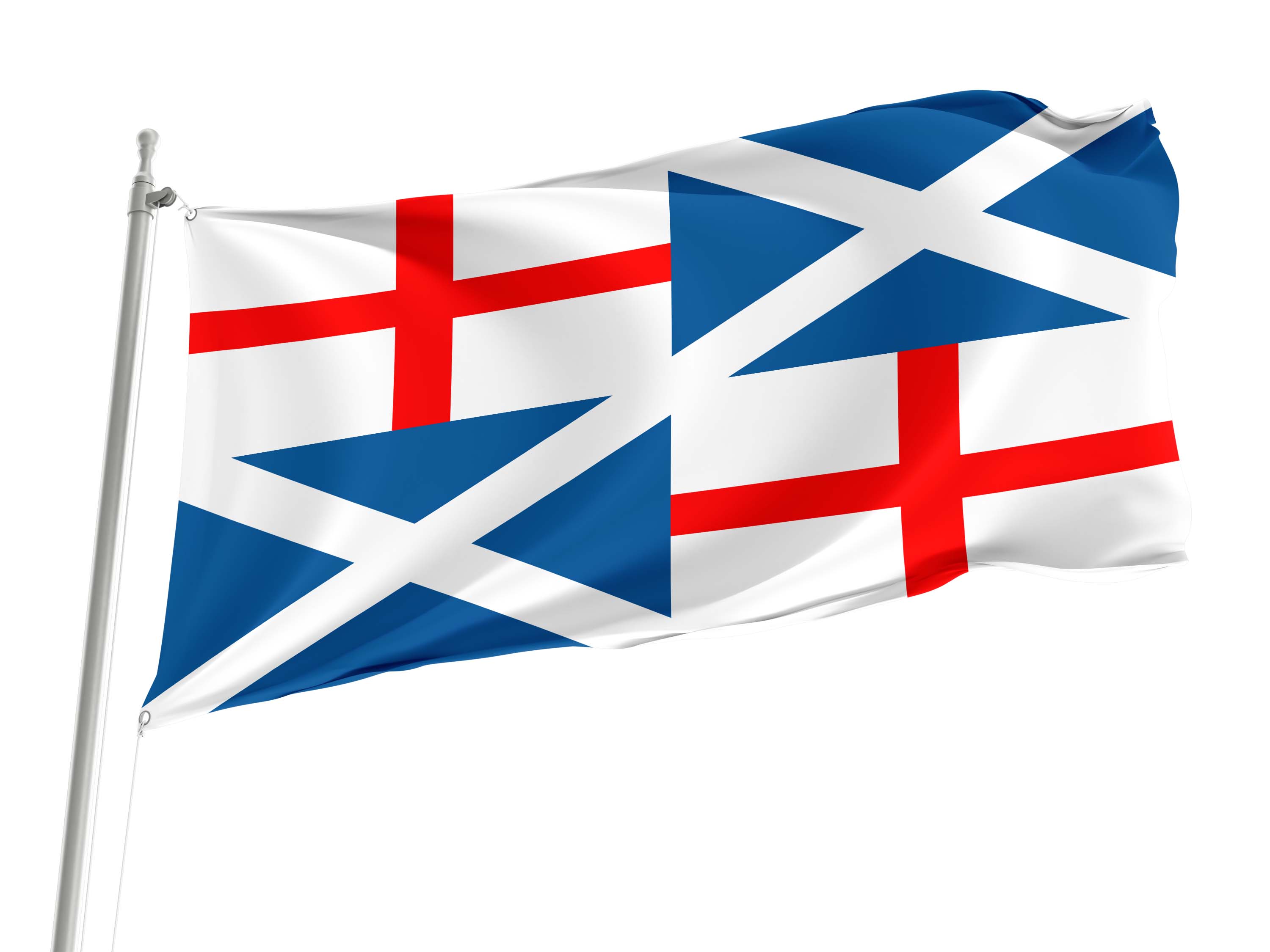 England Scotland Naval Ensign 1659 Flag for Indoor & Outdoor Use