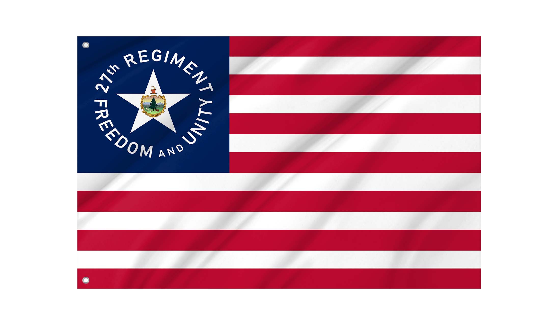 Vermont 27th Infantry Flag for Indoor & Outdoor Use
