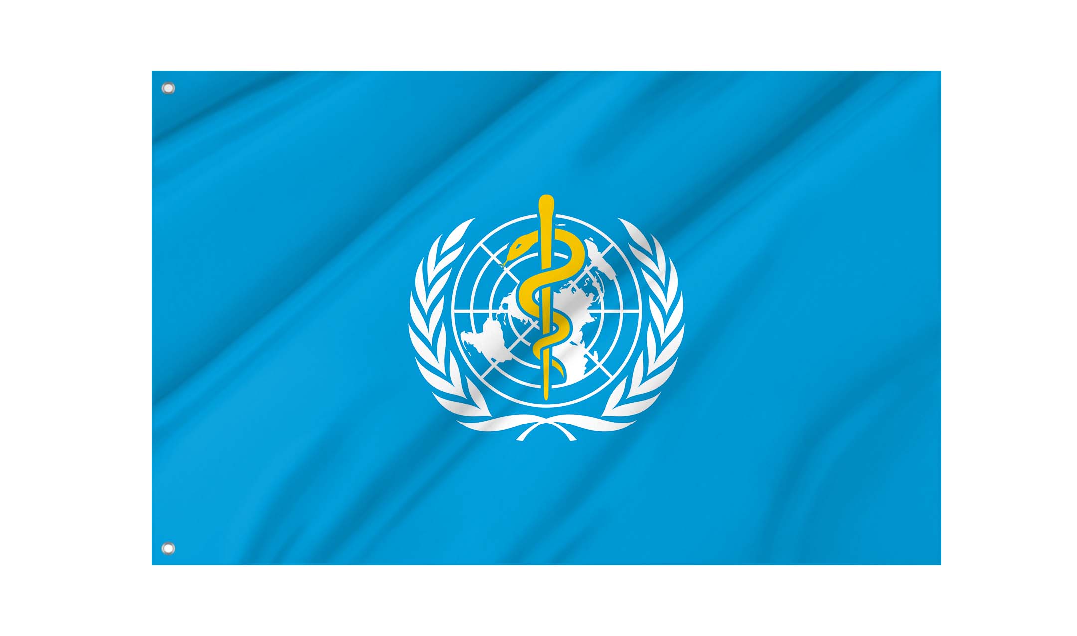 WHO Flag for Indoor & Outdoor Use
