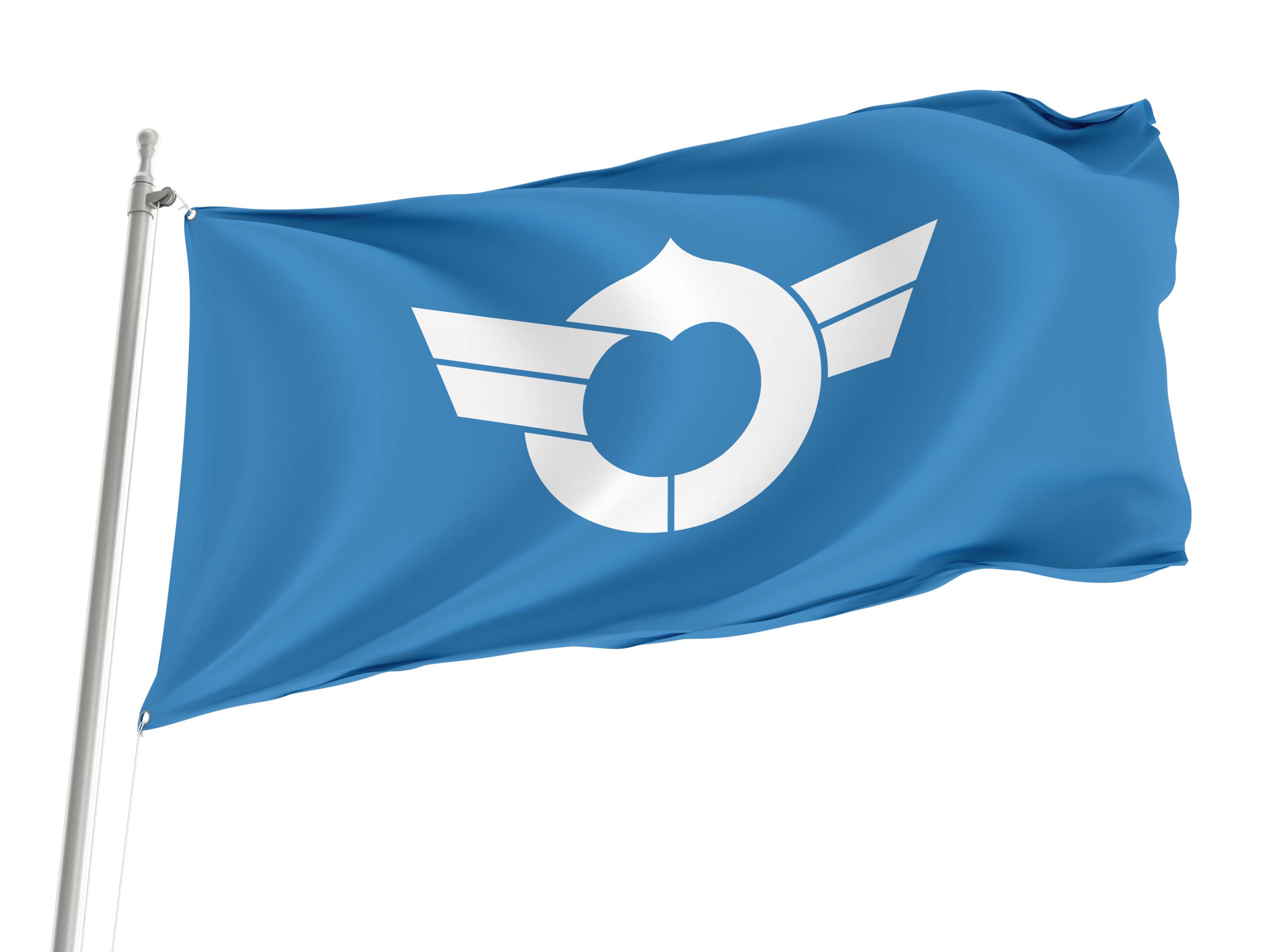 Shiga Prefecture Flag for Indoor & Outdoor Use