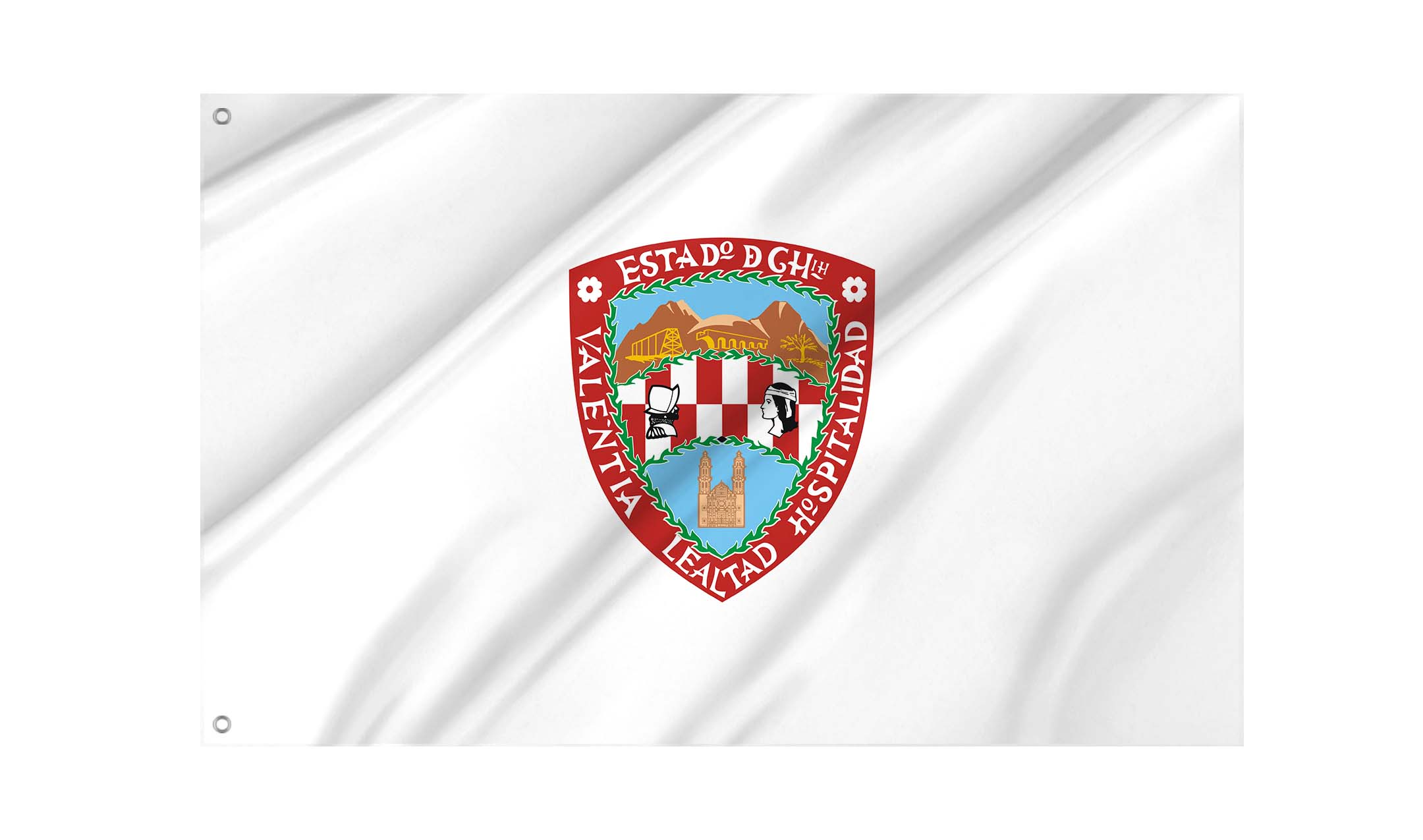 Chihuahua State Flag for Indoor & Outdoor Use