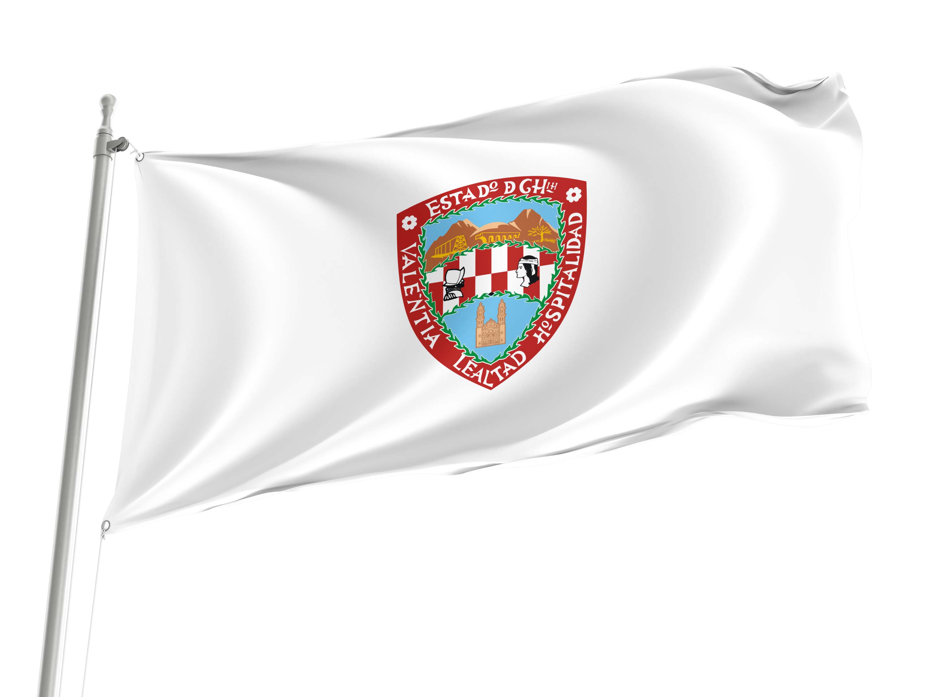 Chihuahua State Flag for Indoor & Outdoor Use