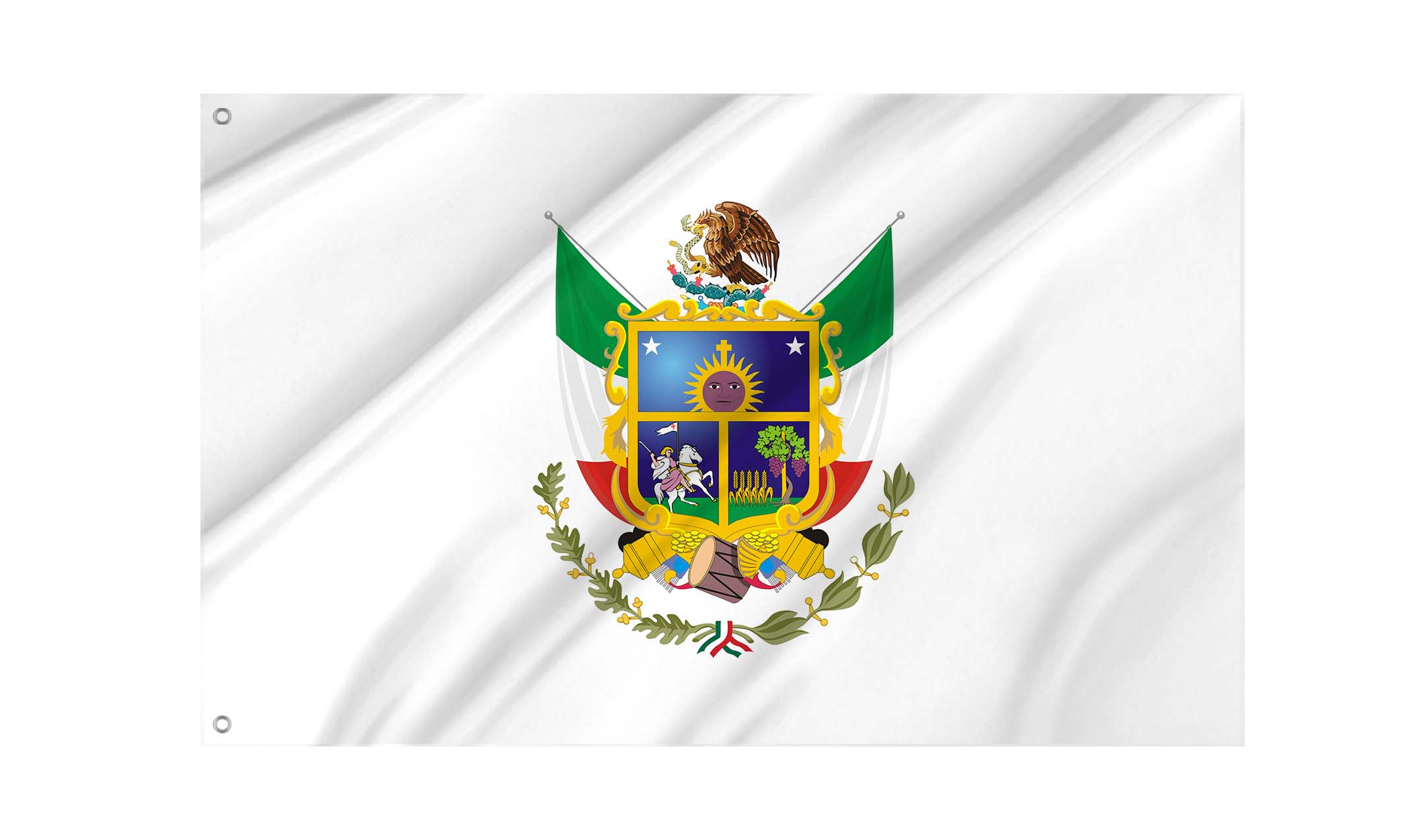 Querétaro State Flag for Indoor & Outdoor Use