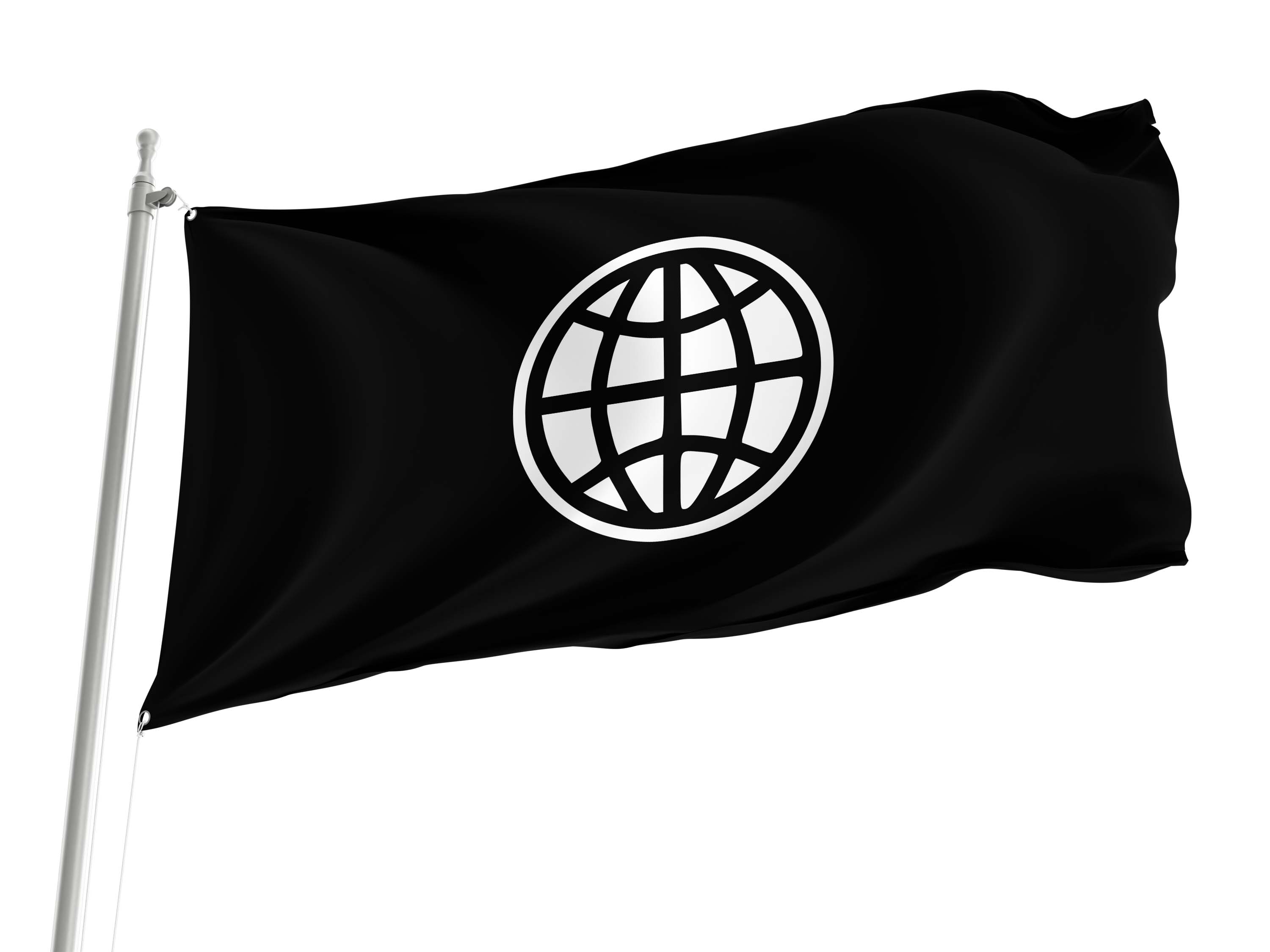 World Bank Flag for Indoor & Outdoor Use