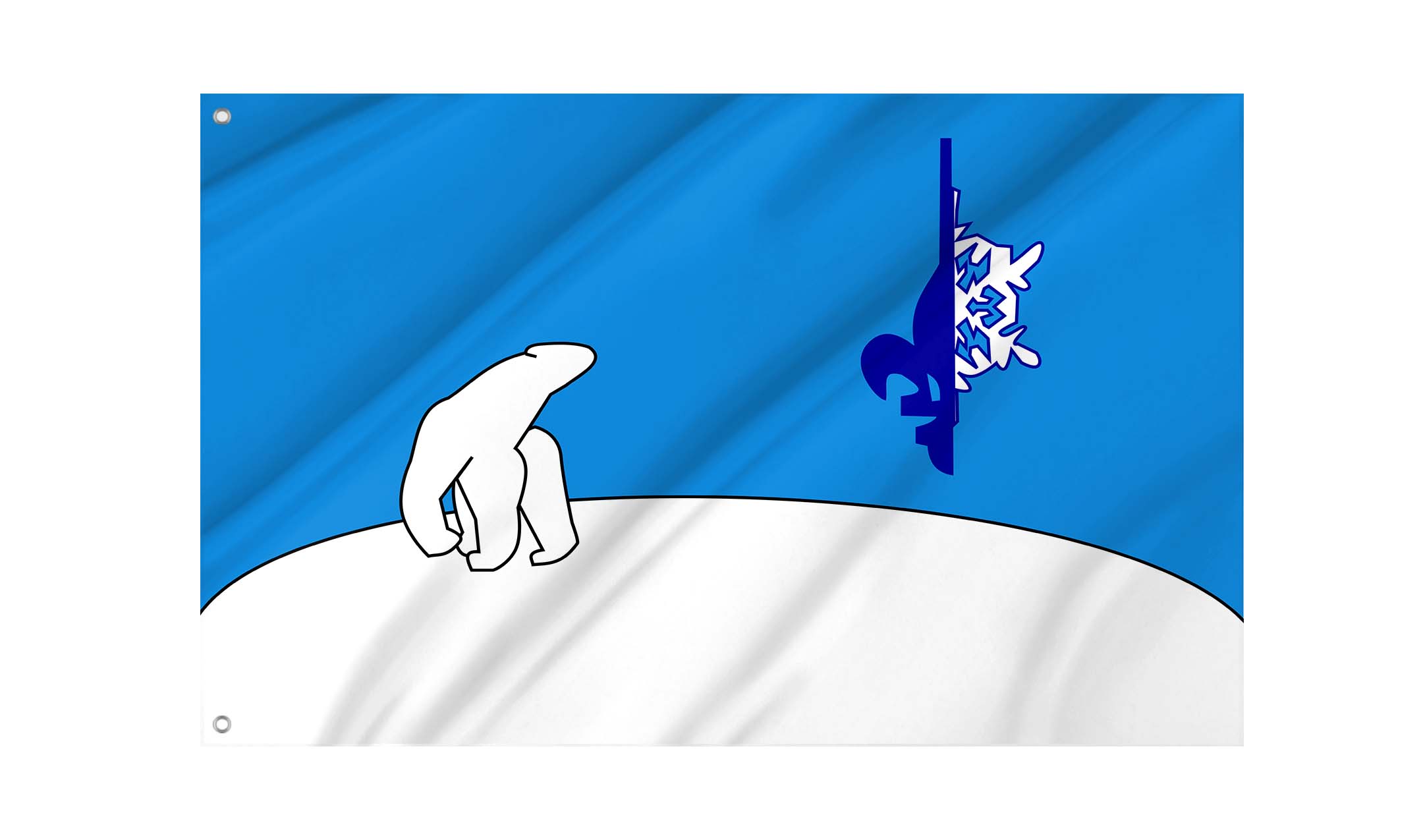 Franco Tenois Flag for Indoor & Outdoor Use
