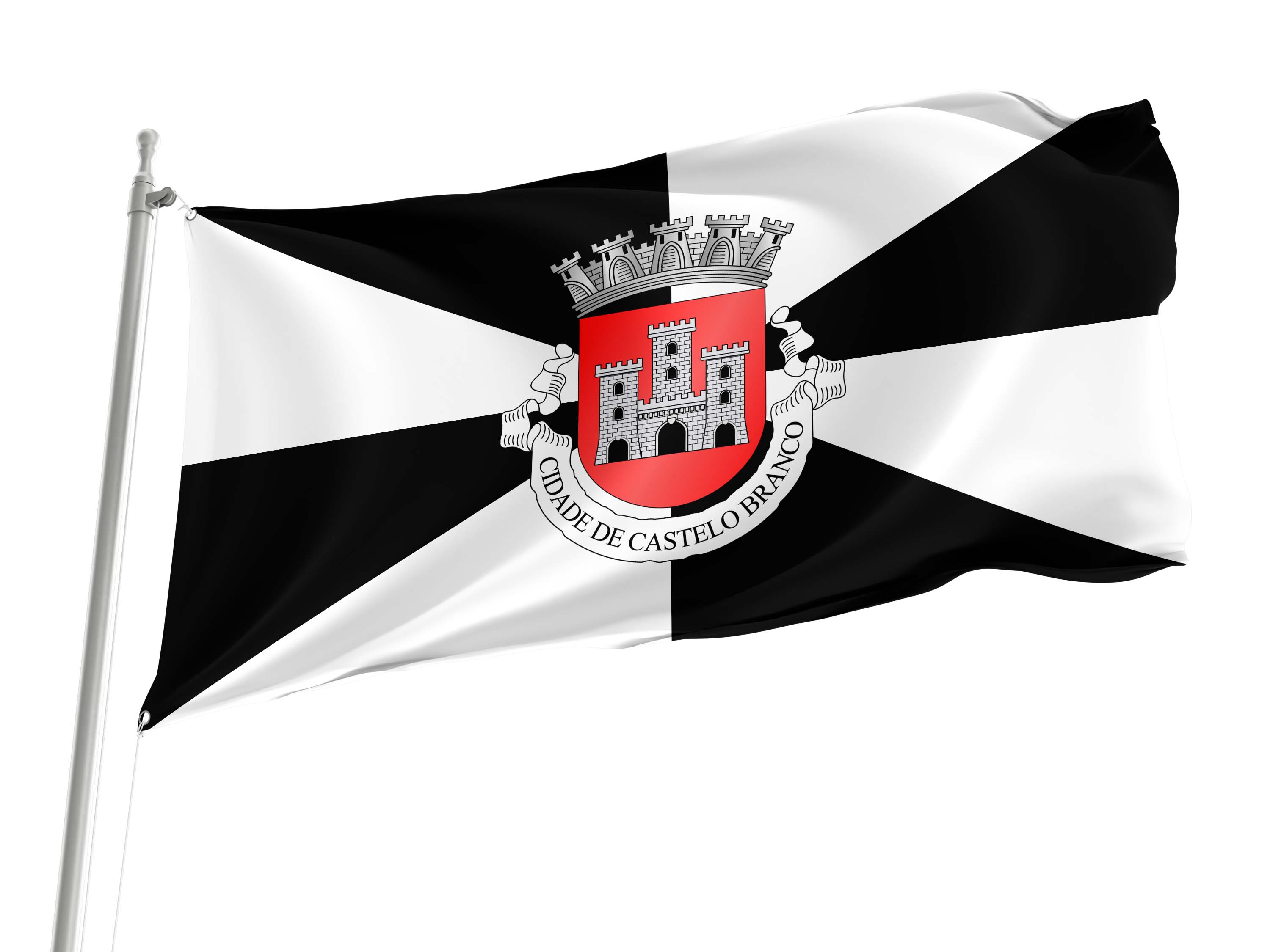 Castelo Branco District Flag for Indoor & Outdoor Use