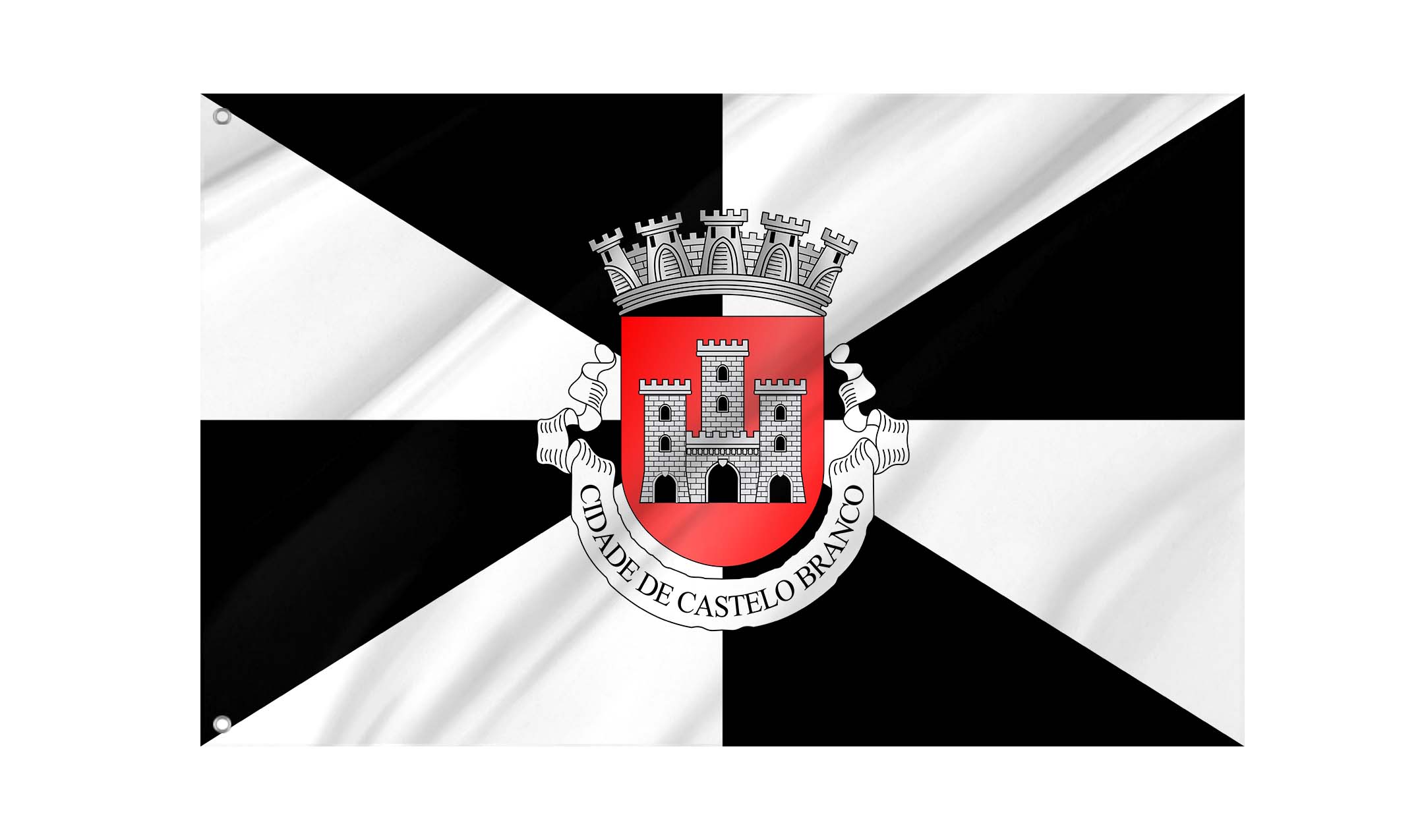 Castelo Branco District Flag for Indoor & Outdoor Use