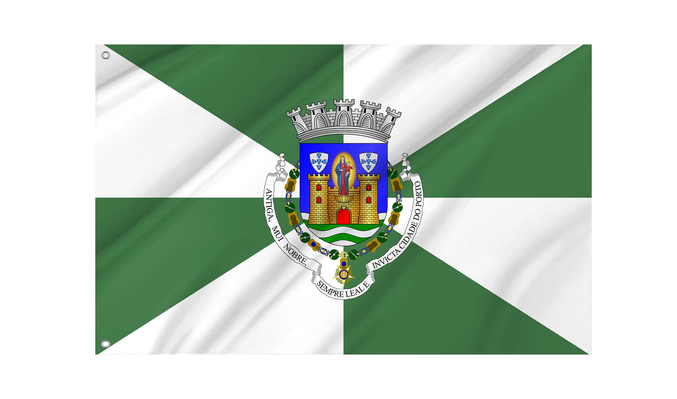Porto District Flag for Indoor & Outdoor Use