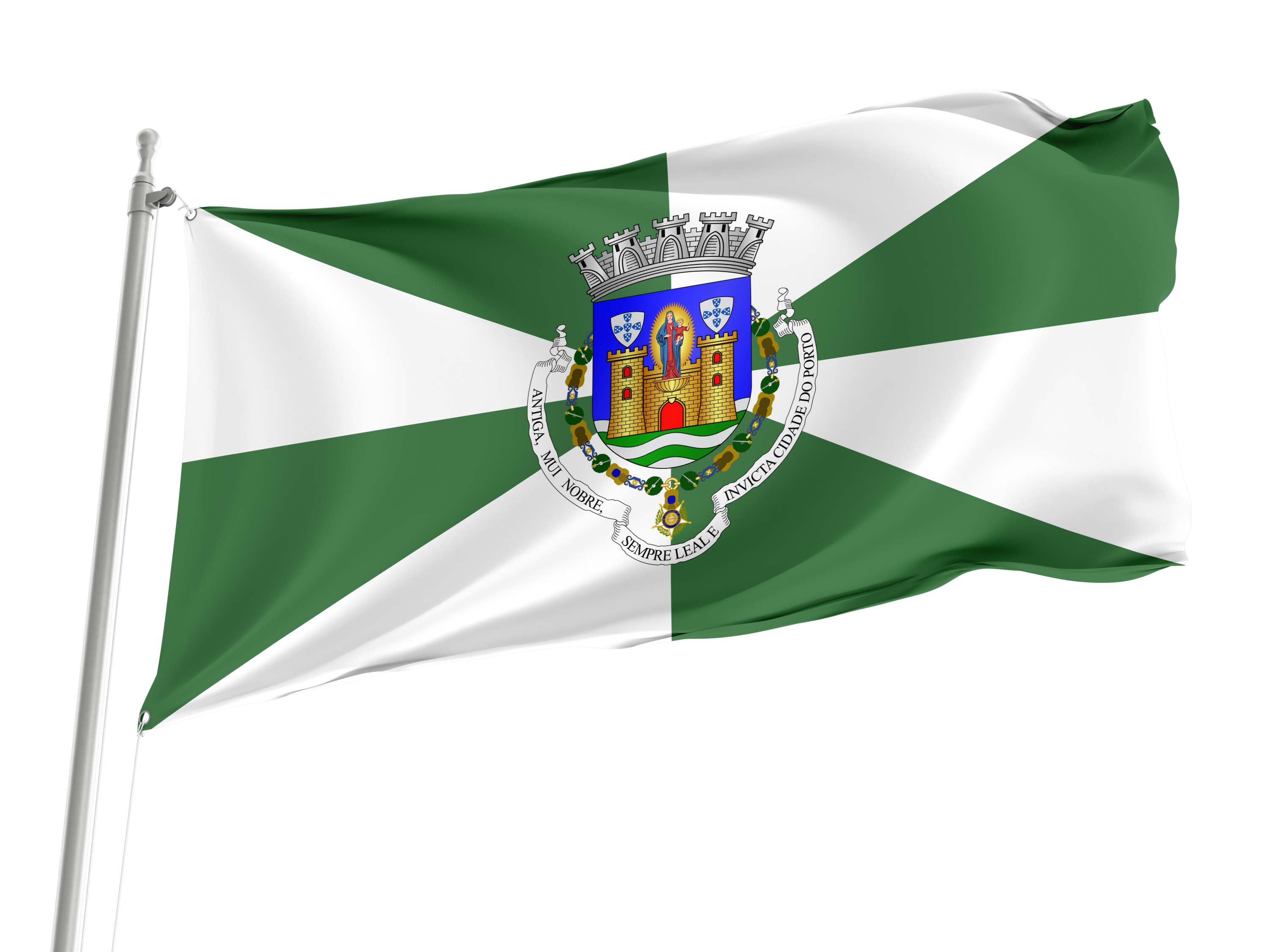Porto District Flag for Indoor & Outdoor Use