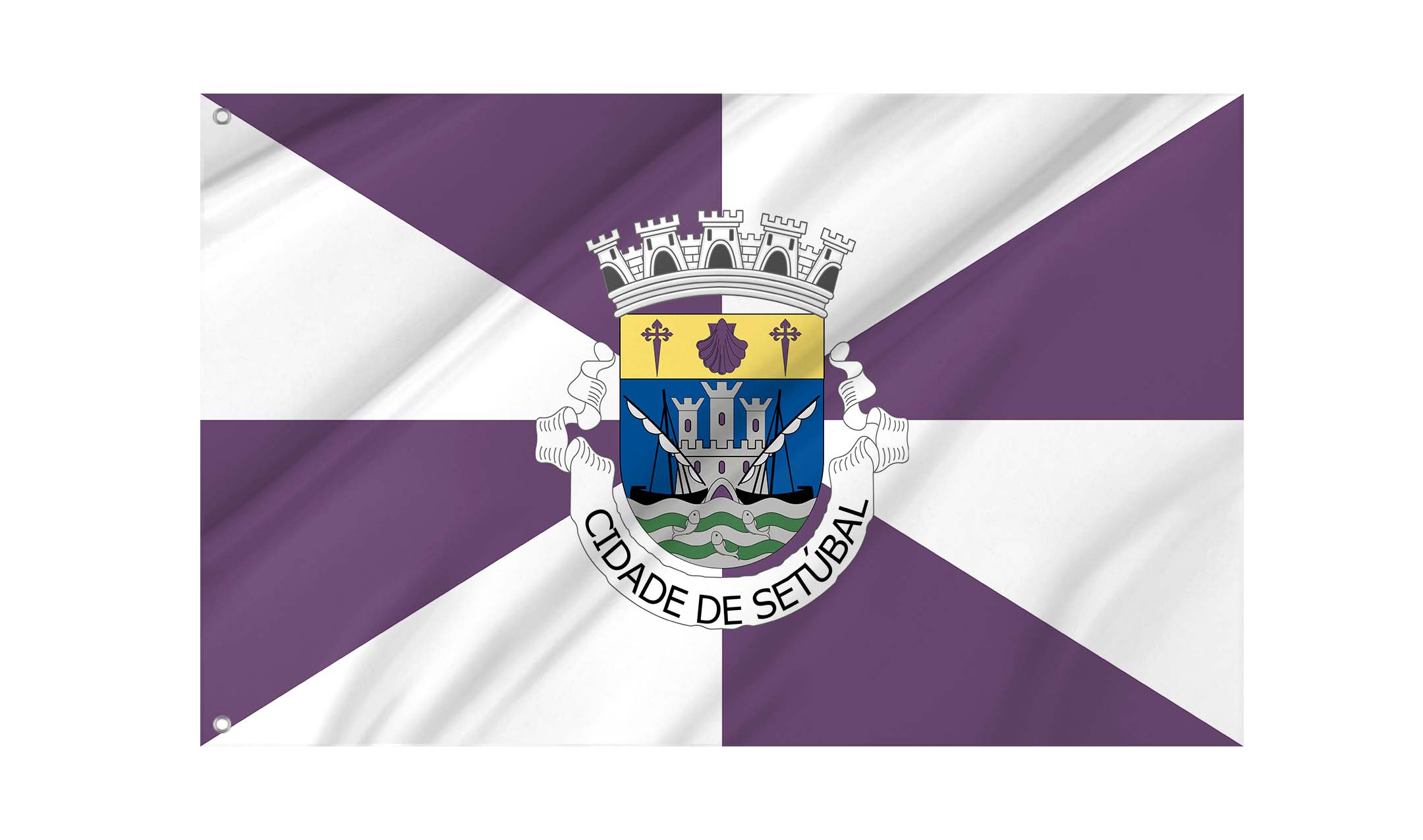Setúbal District Flag for Indoor & Outdoor Use