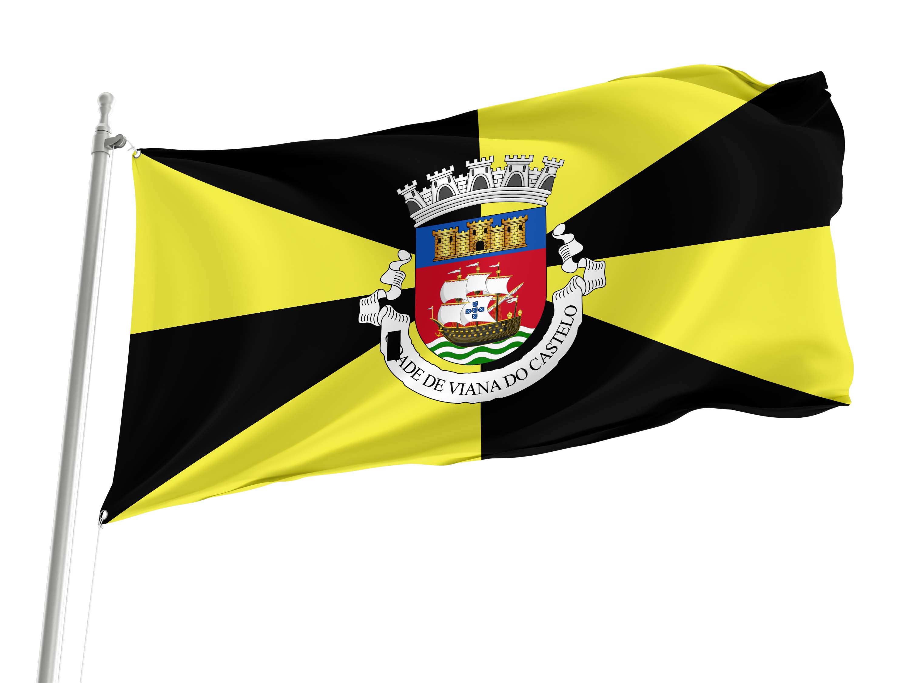Viana do Castelo District Flag for Indoor & Outdoor Use