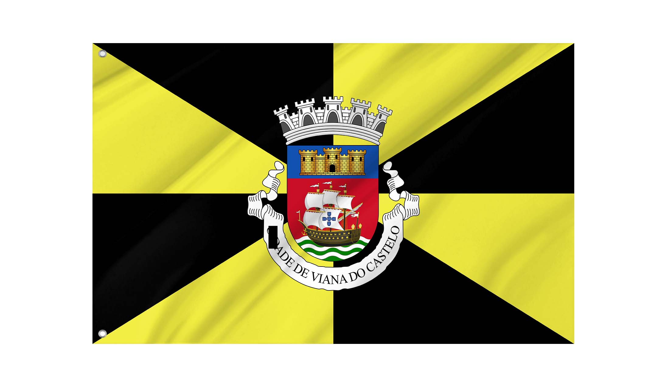 Viana do Castelo District Flag for Indoor & Outdoor Use