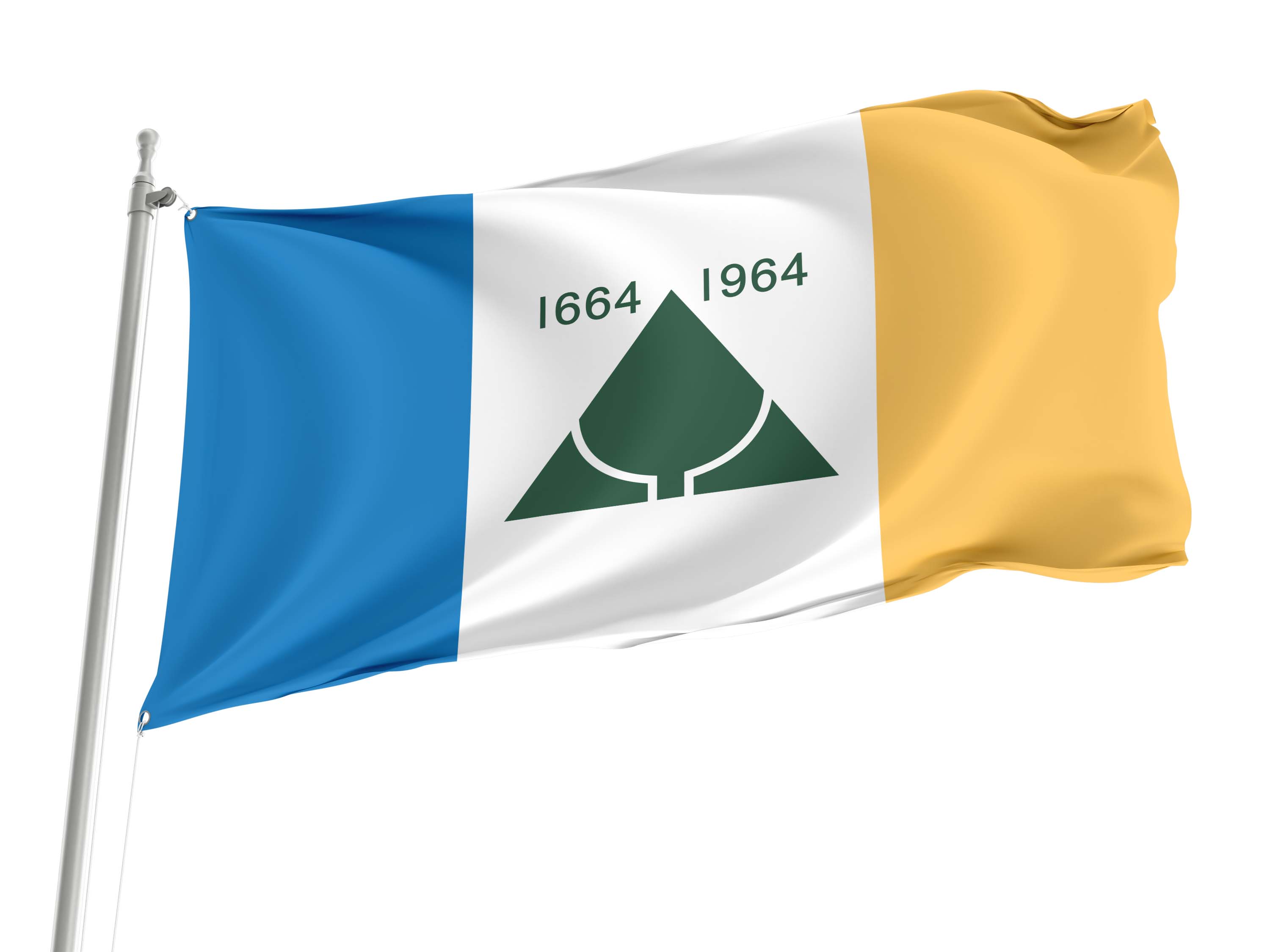New Jersey Tricentennial 1964 Flag for Indoor & Outdoor Use