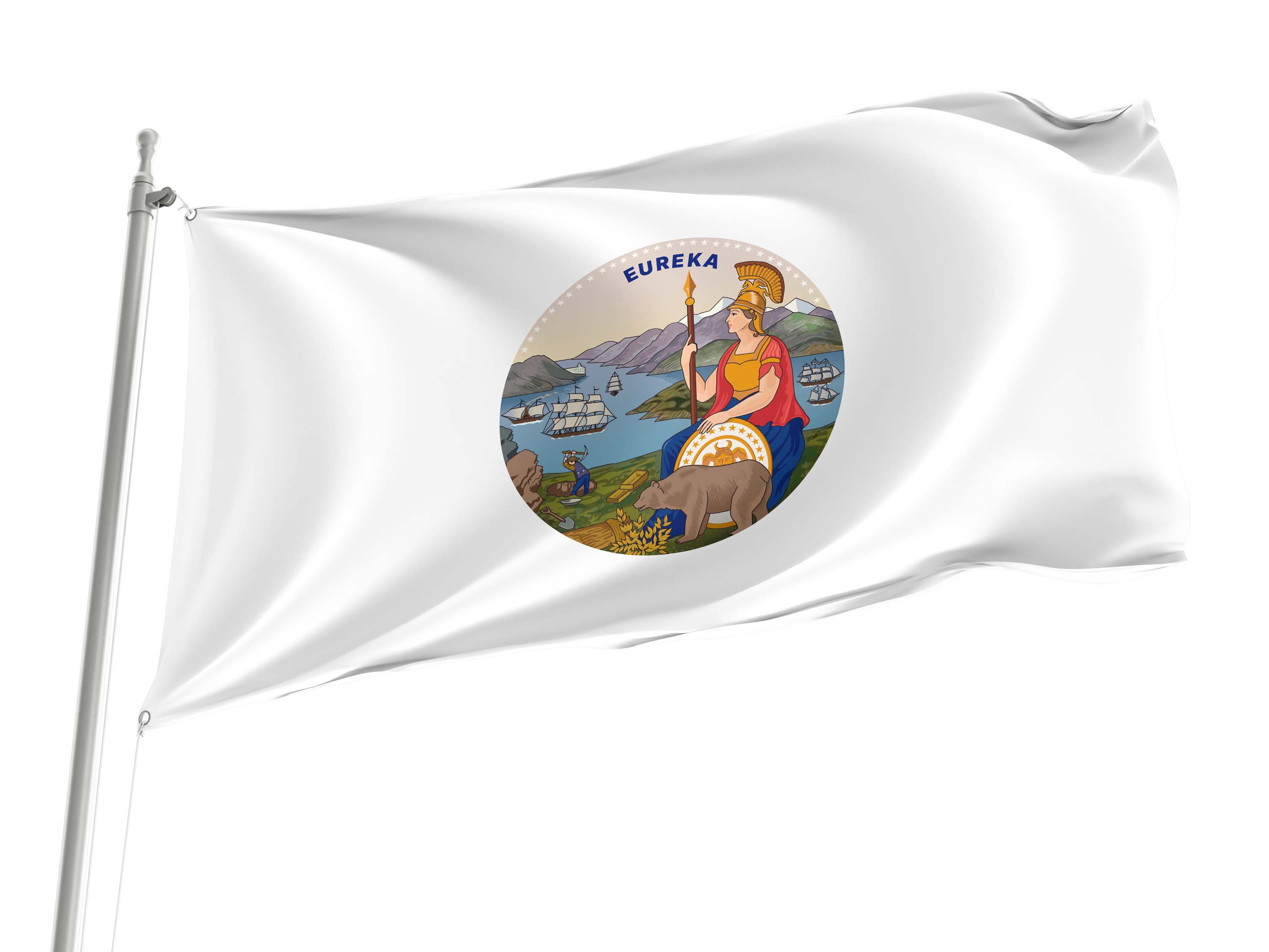 California 1861-1864 Flag for Indoor & Outdoor Use