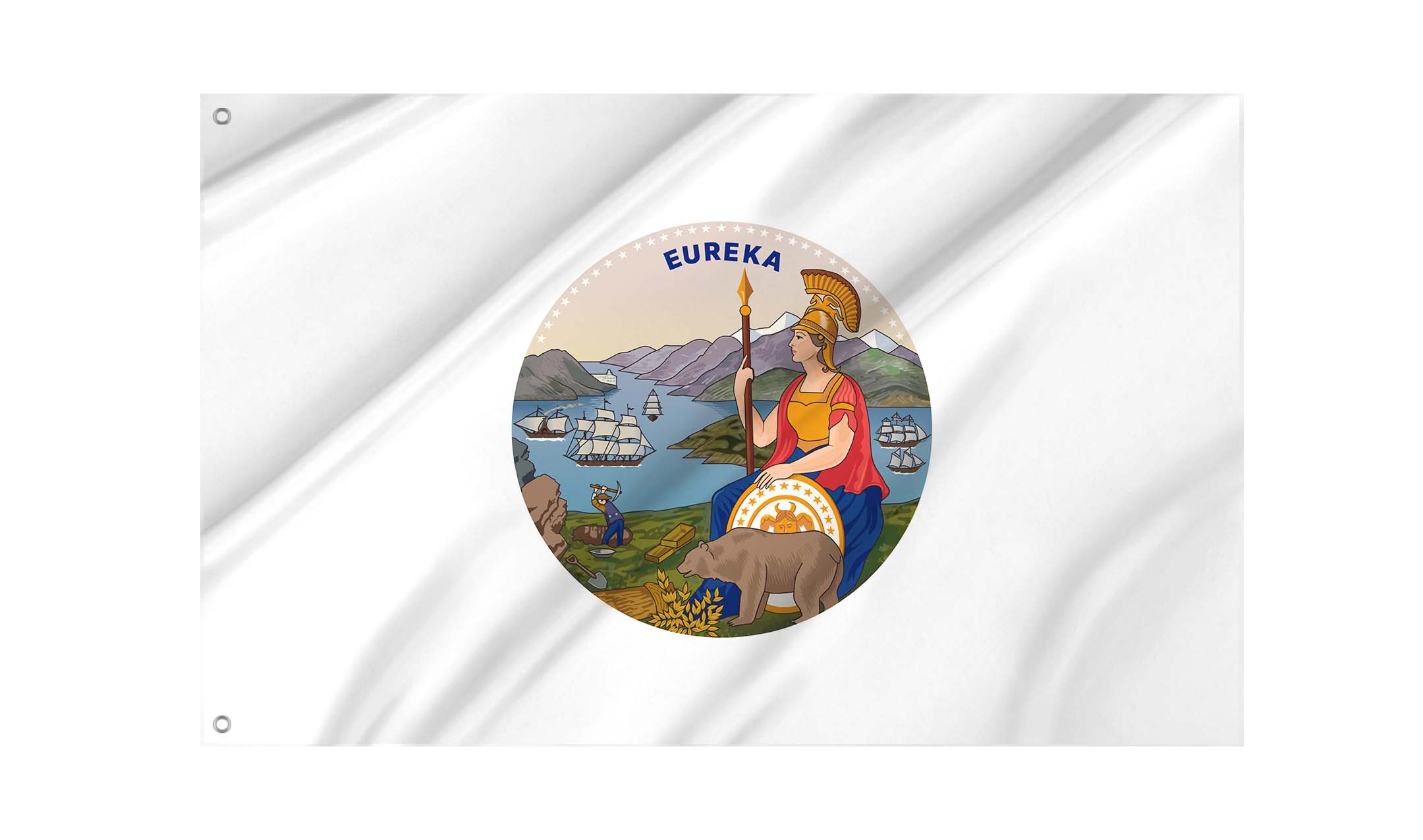 California 1861-1864 Flag for Indoor & Outdoor Use