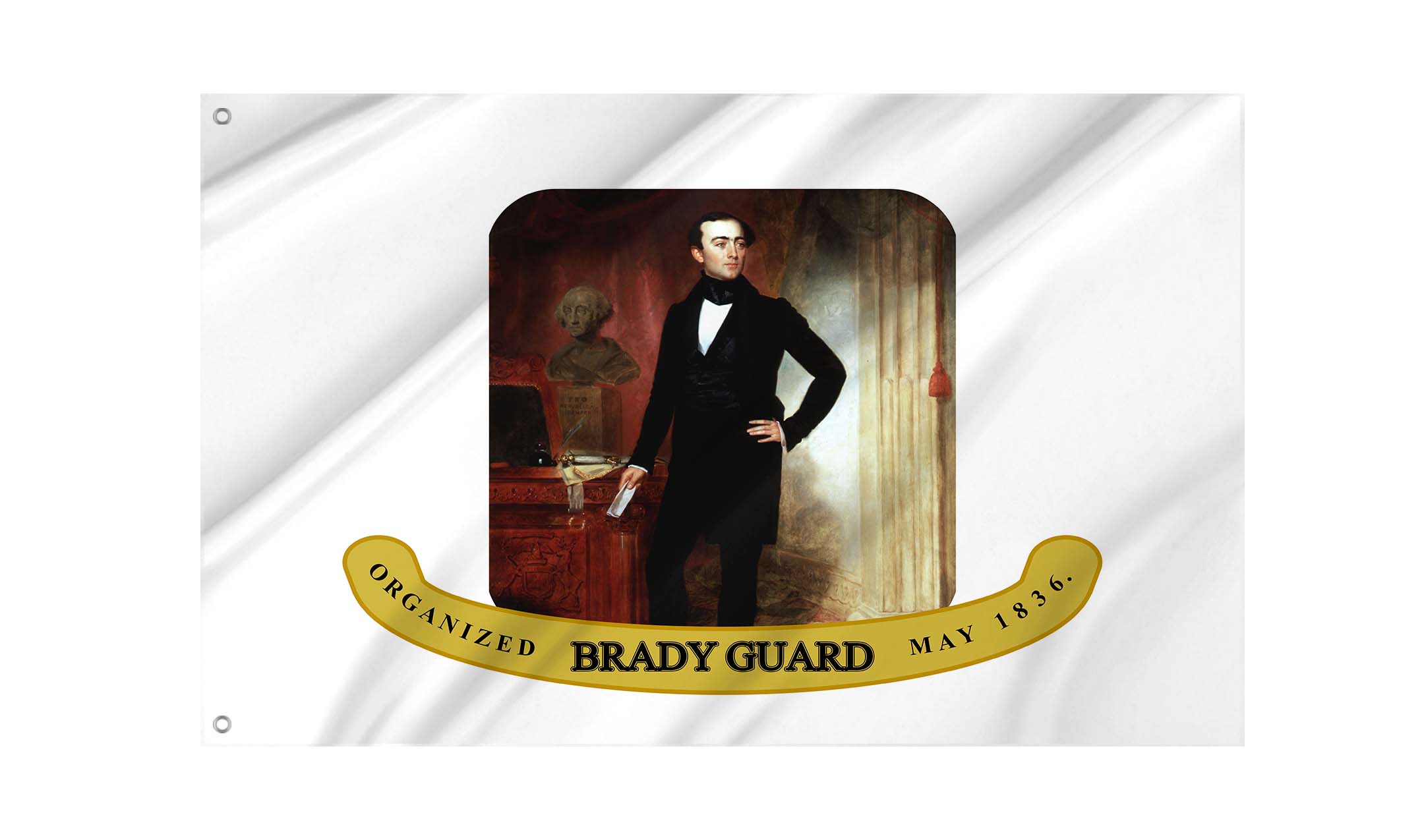 Michigan Reverse 1837-1865 Flag for Indoor & Outdoor Use
