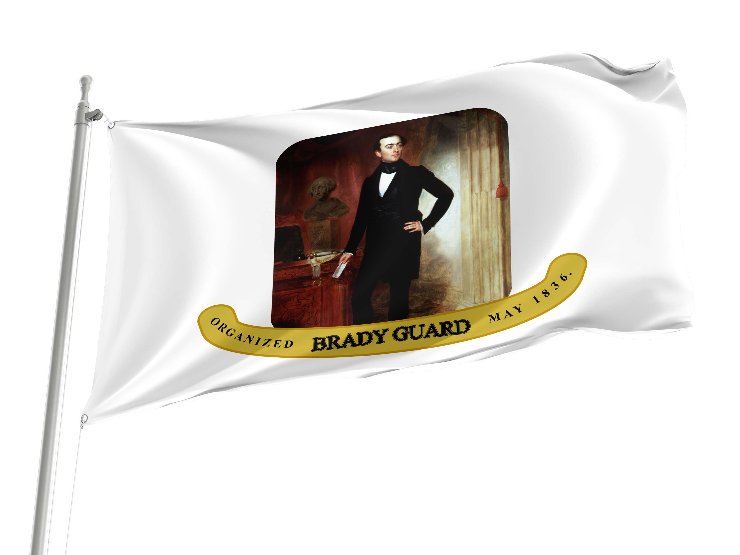 Michigan Reverse 1837-1865 Flag for Indoor & Outdoor Use