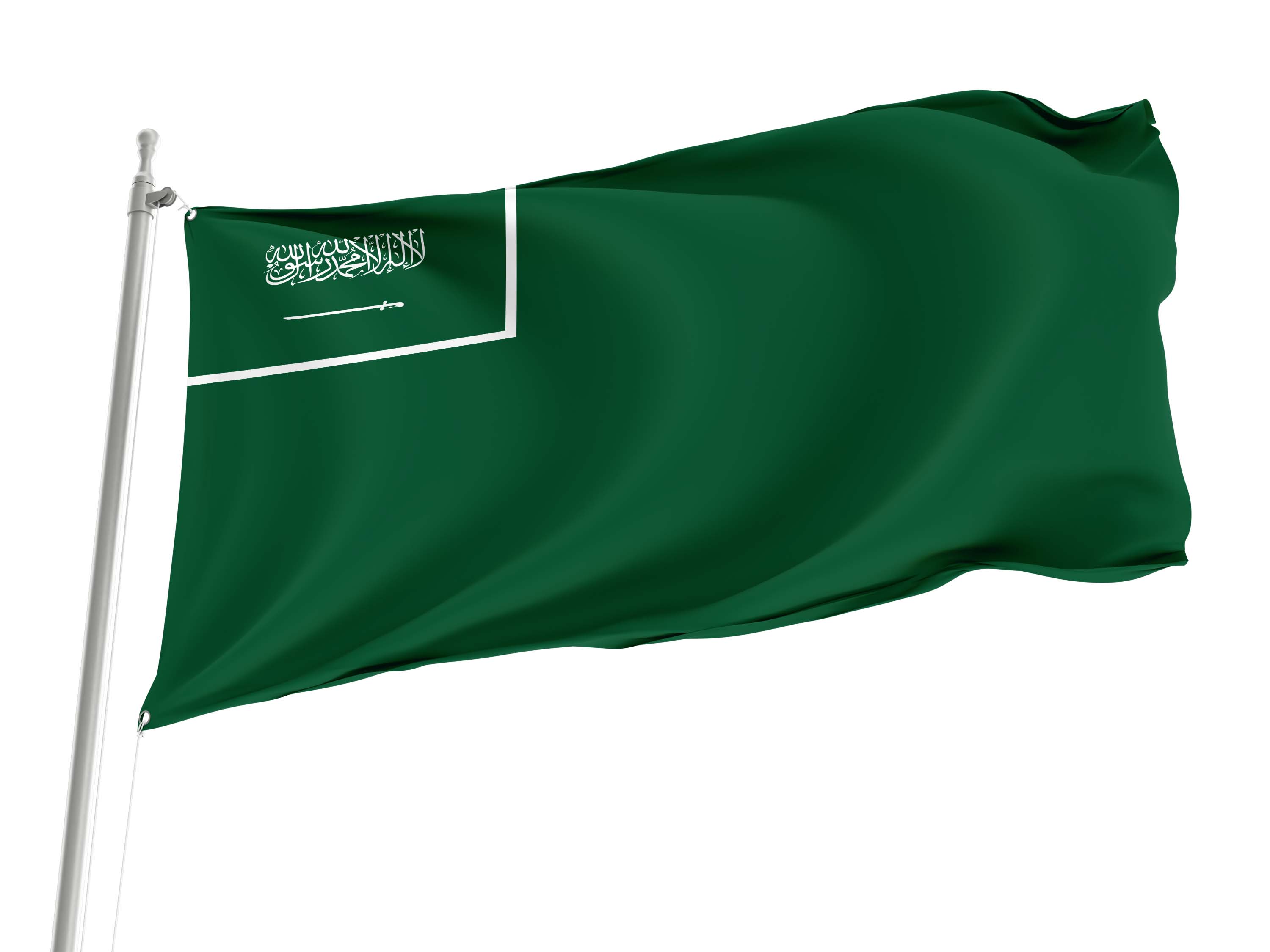Civil Ensign of Saudi Arabia Flag for Indoor & Outdoor Use