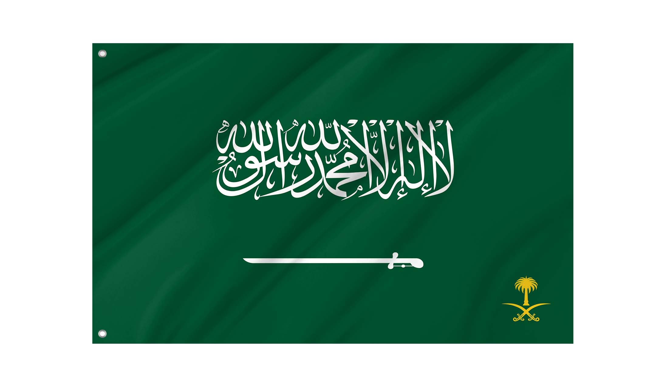 Royal Standard of Saudi Arabia Flag for Indoor & Outdoor Use