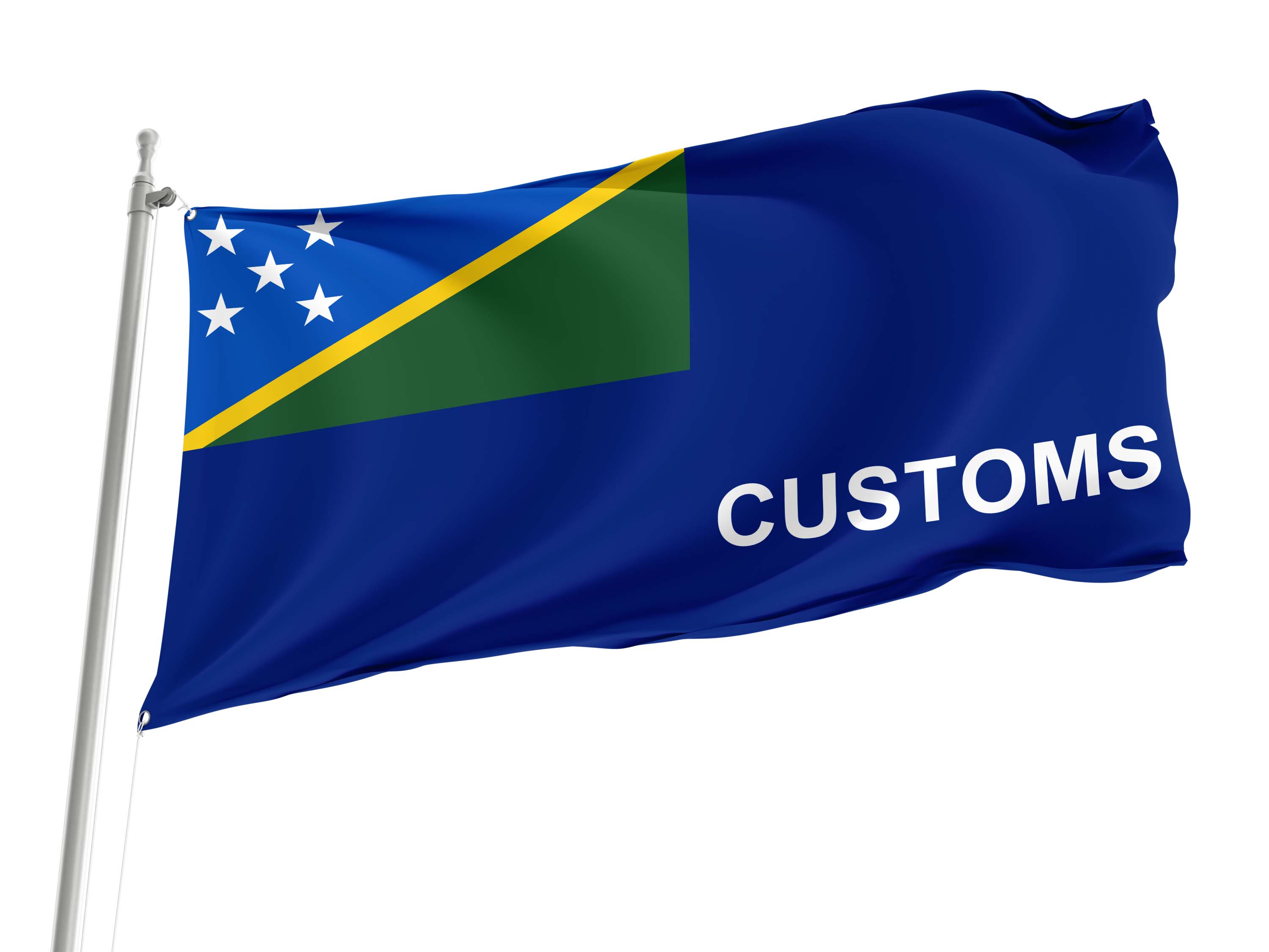 Customs Ensign of the Solomon Islands Flag for Indoor & Outdoor Use
