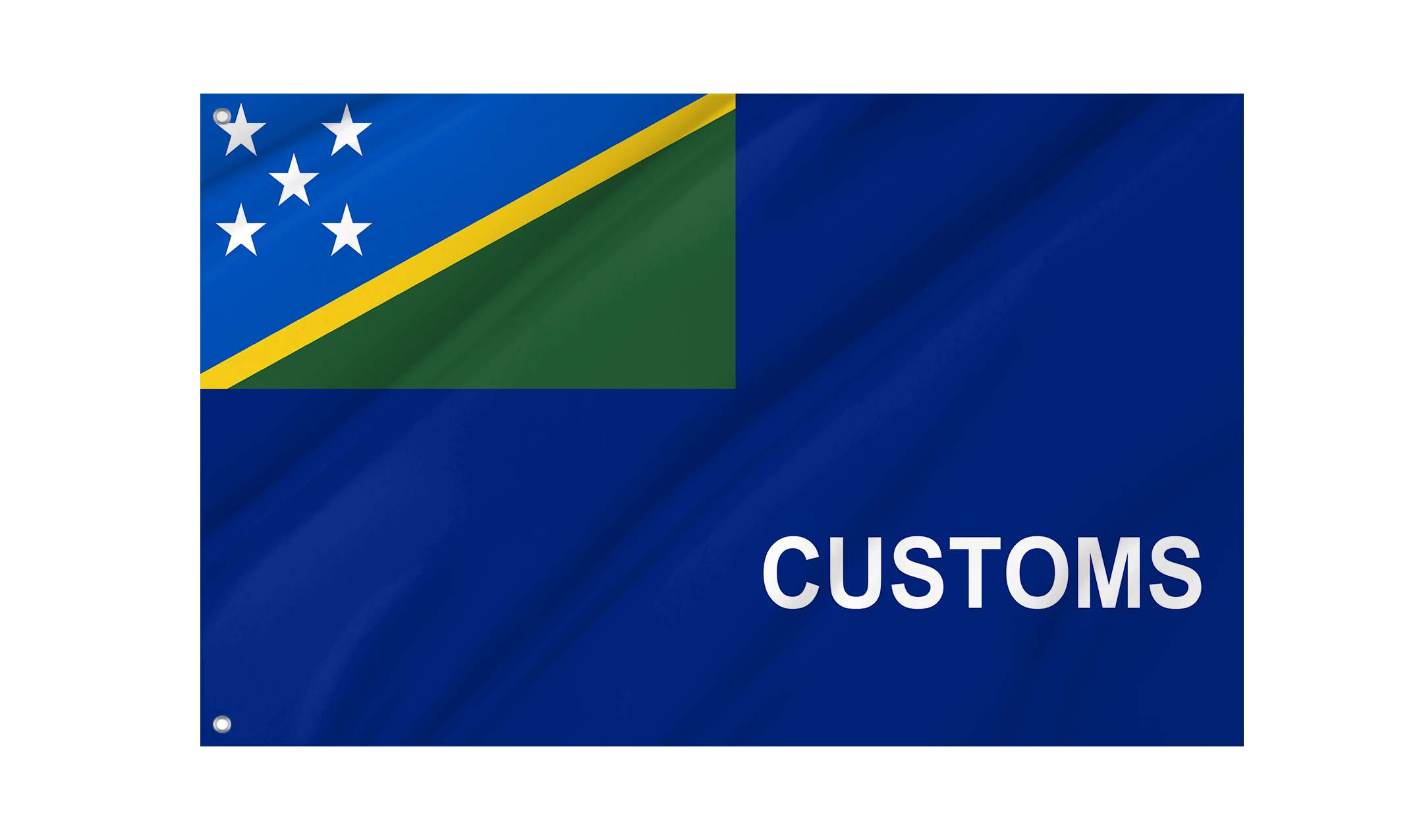 Customs Ensign of the Solomon Islands Flag for Indoor & Outdoor Use