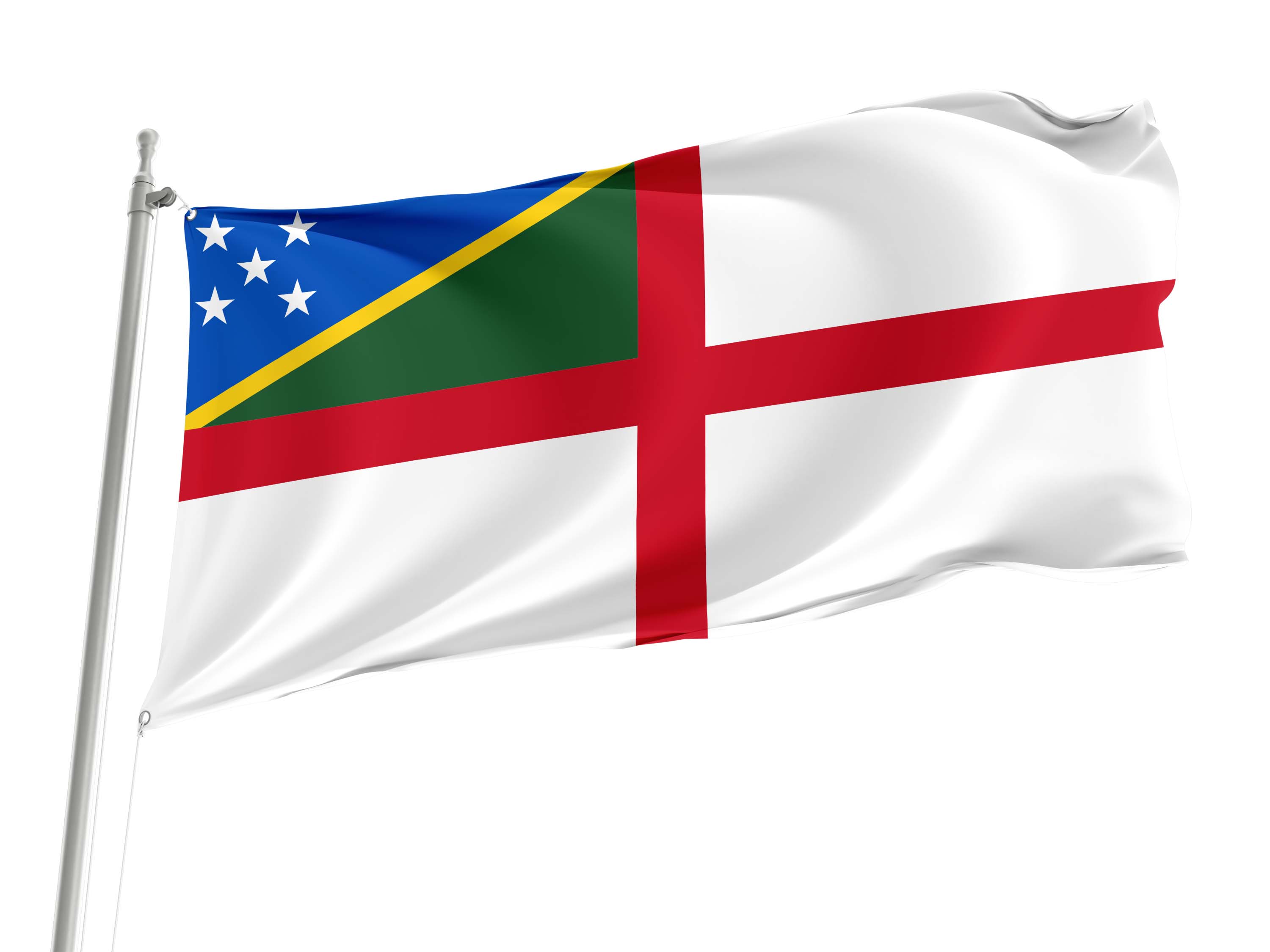 Naval Ensign of the Solomon Islands Flag for Indoor & Outdoor Use