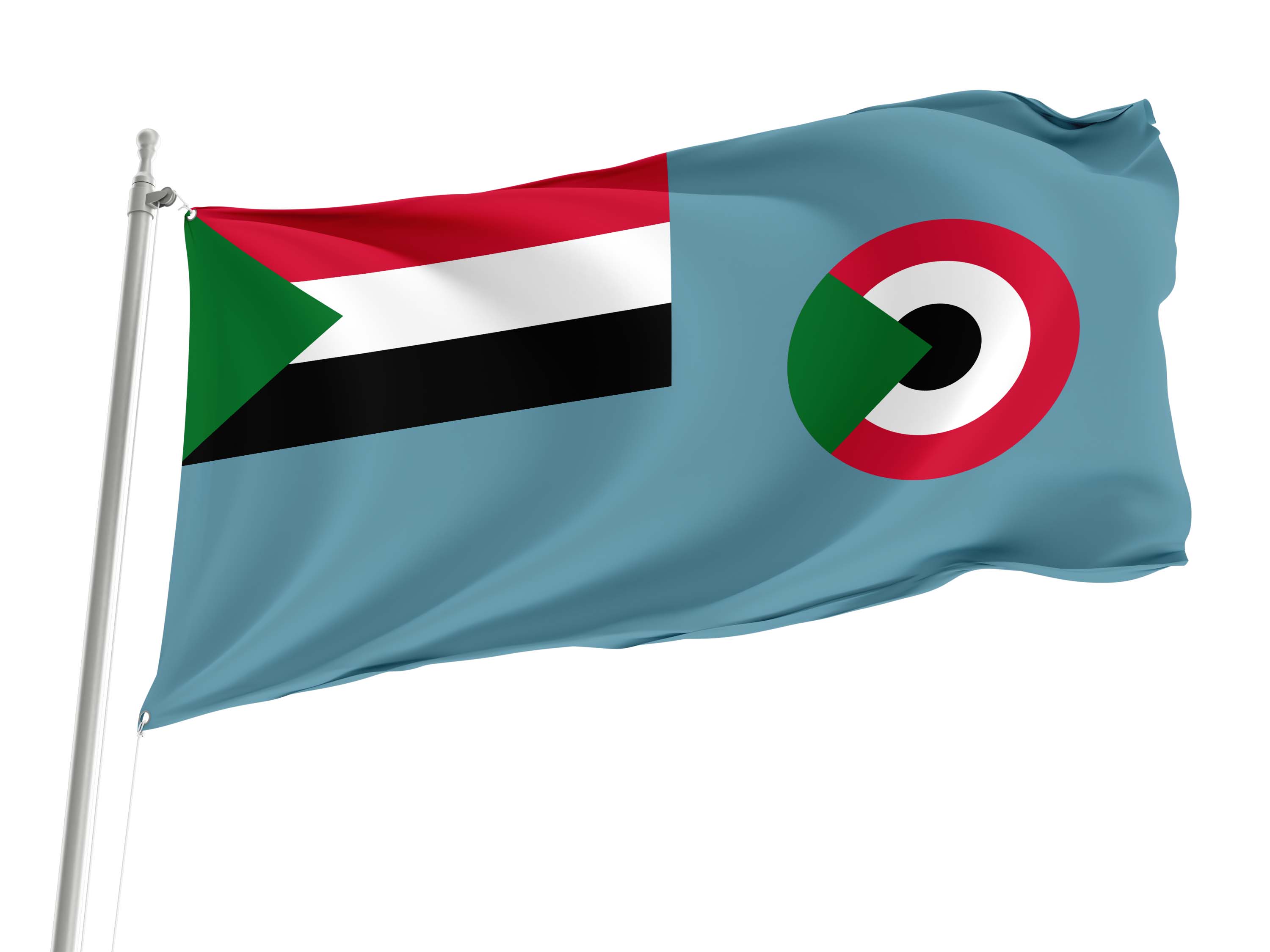 Sudanese Air Force Ensign Flag for Indoor & Outdoor Use