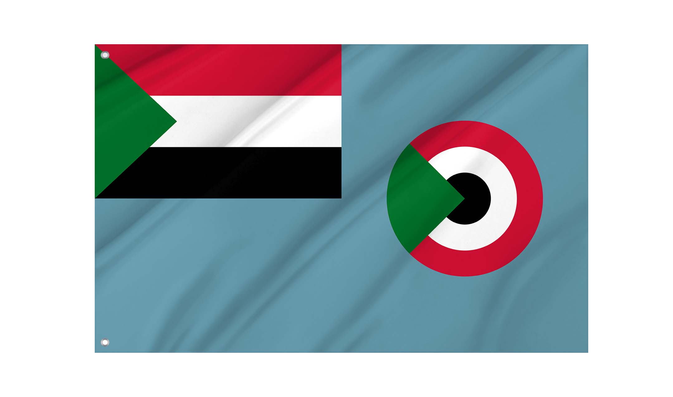 Sudanese Air Force Ensign Flag for Indoor & Outdoor Use