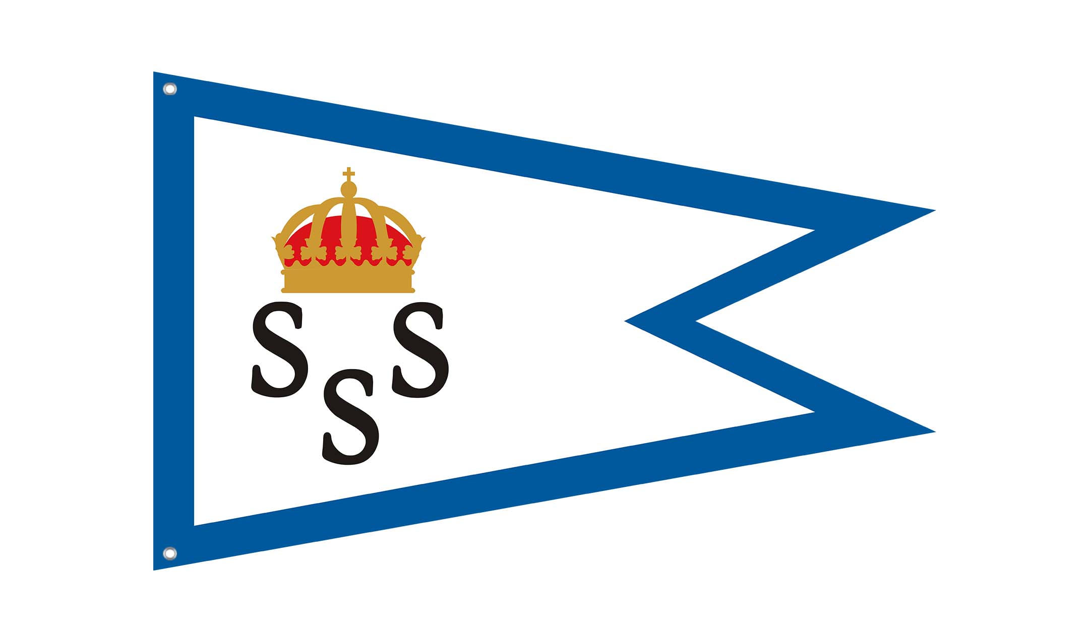 Burgee of KSSS Members Flag for Indoor & Outdoor Use