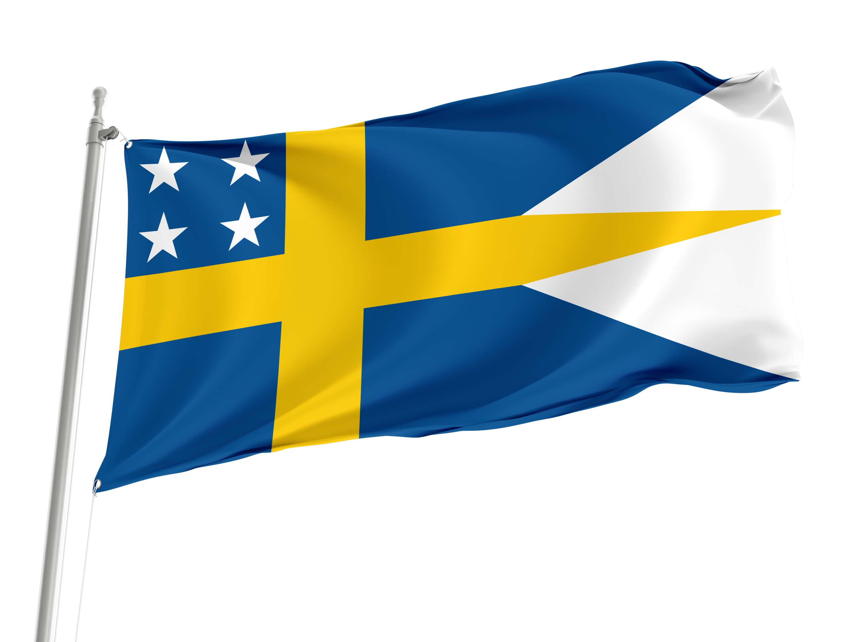 Naval Rank of Sweden - Amirals Flag for Indoor & Outdoor Use