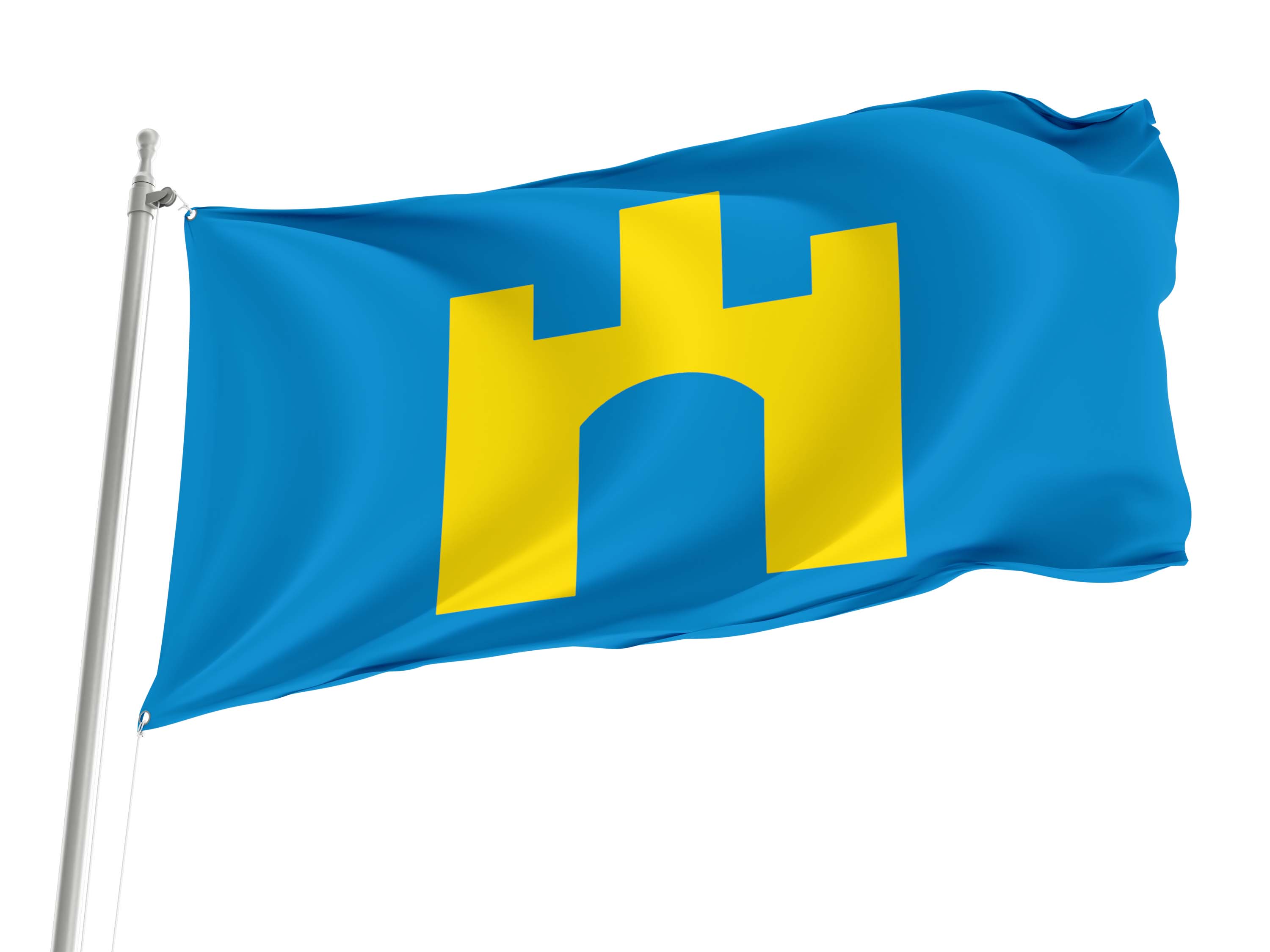 Sortland Municipality Flag for Indoor & Outdoor Use
