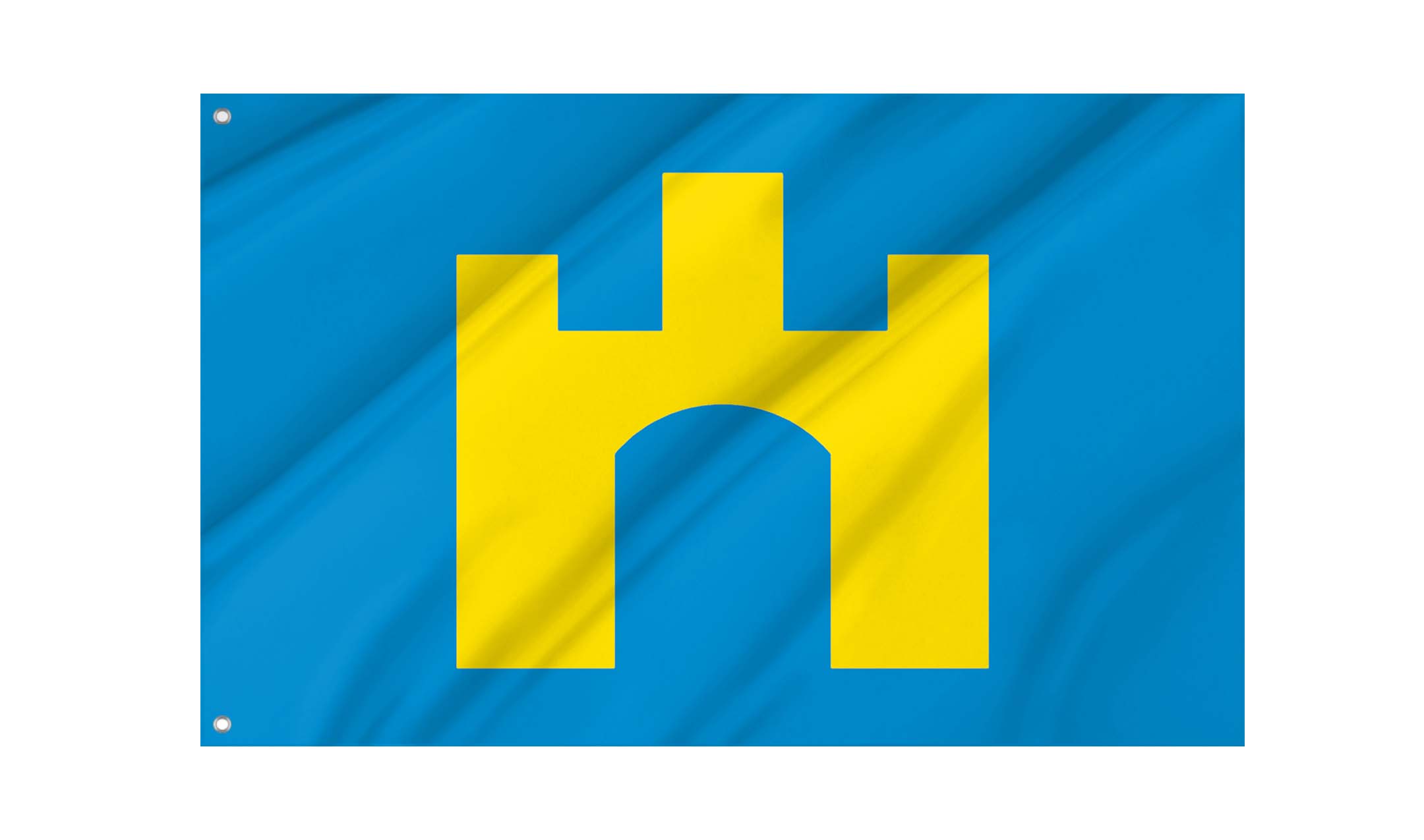 Sortland Municipality Flag for Indoor & Outdoor Use