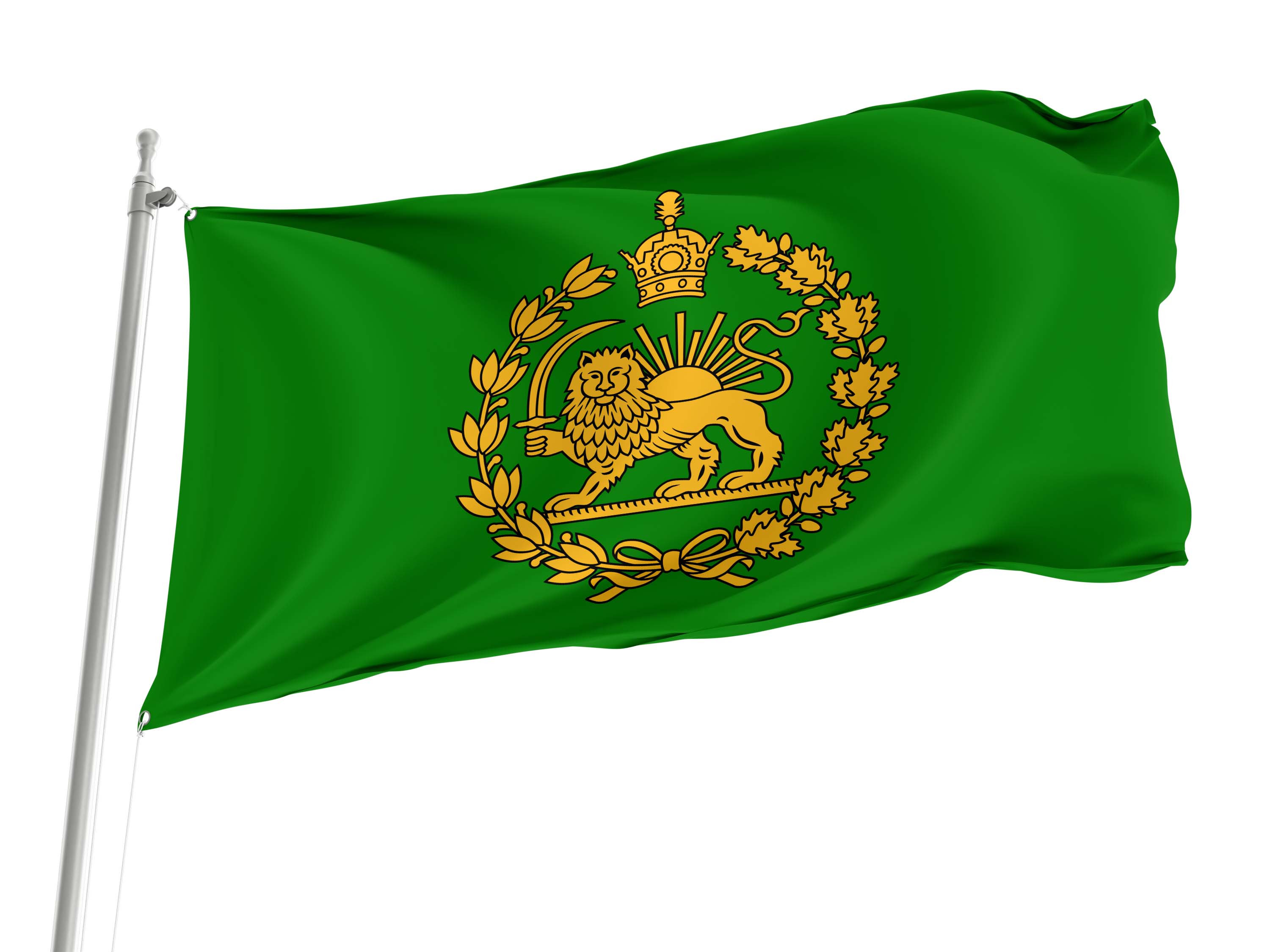 Naval Jack of Iran 1926-1974 Flag for Indoor & Outdoor Use