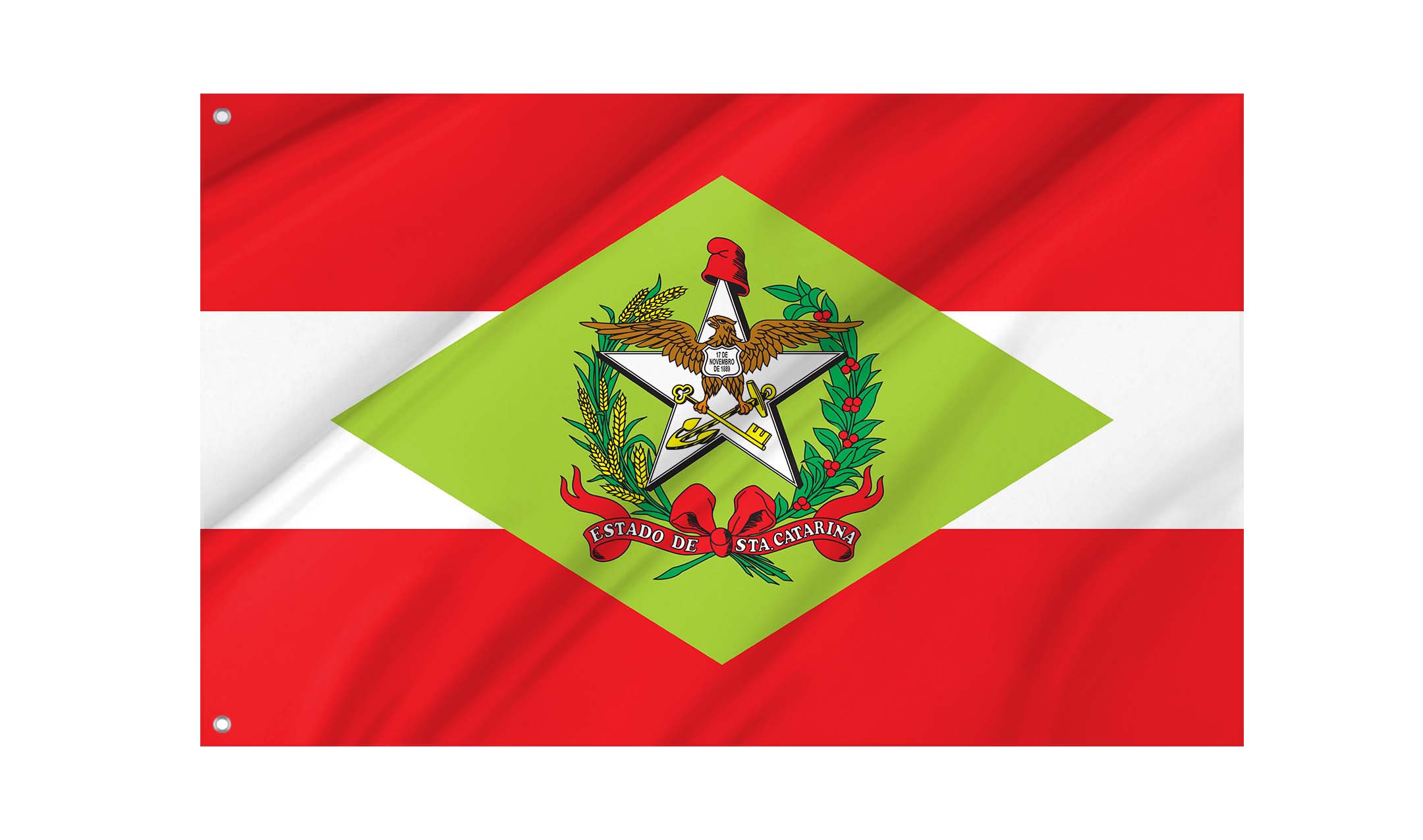 Santa Catarina Flag for Indoor & Outdoor Use