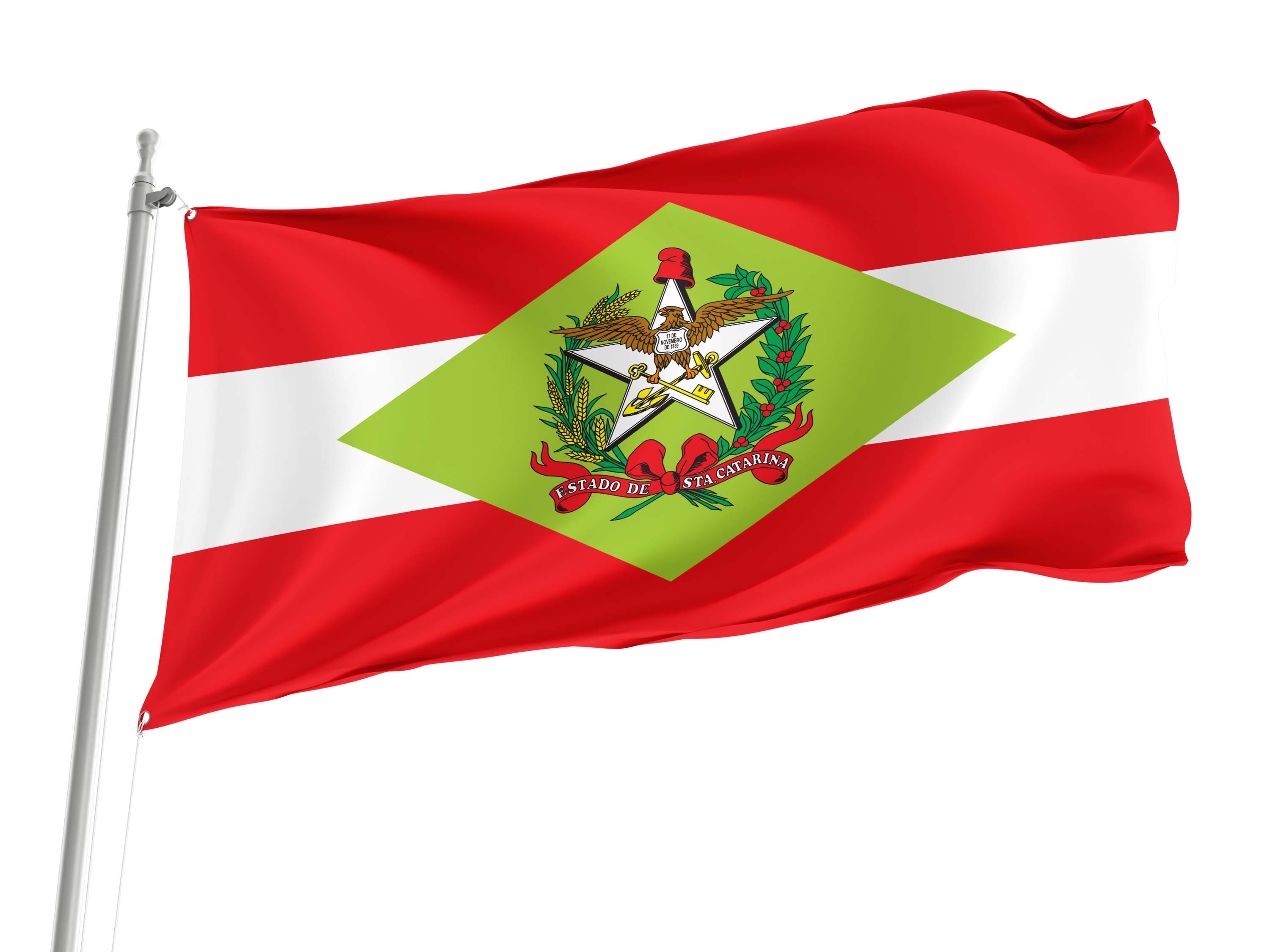 Santa Catarina Flag for Indoor & Outdoor Use